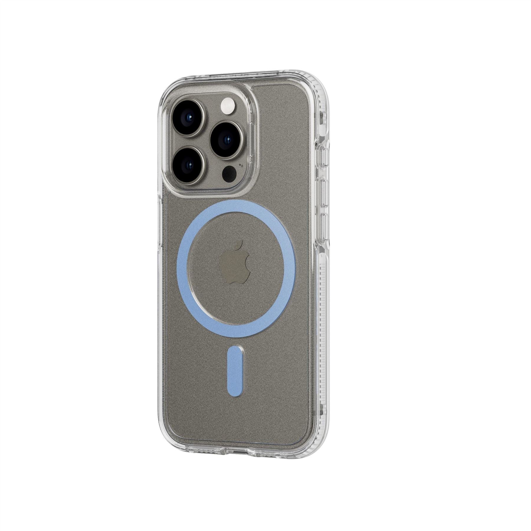 Tech21 FlexQuartz iPhone 15 Pro Hülle Blau MagSafe