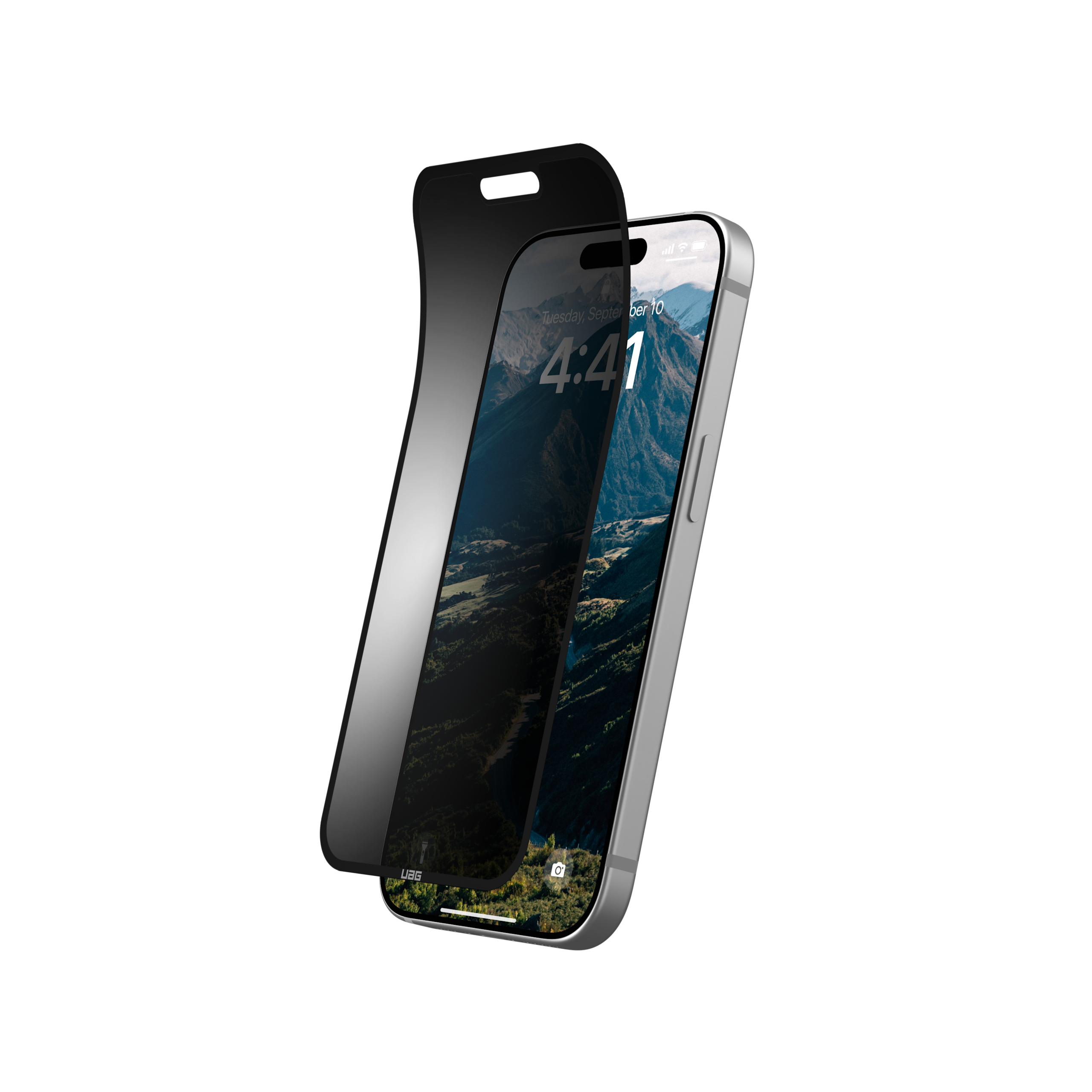 UAG Standard Issue Blickschutzfolie iPhone 16 abnehmbar