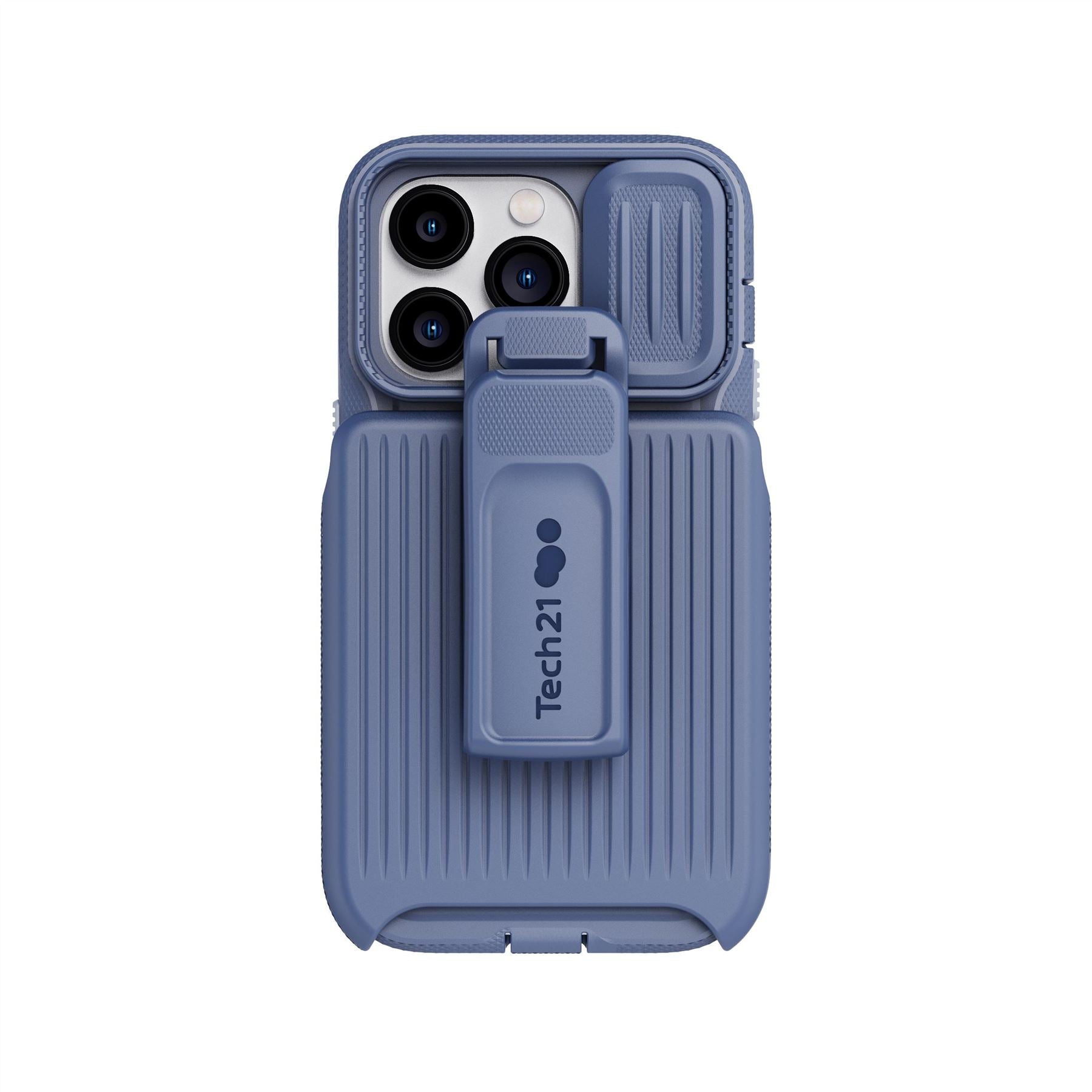 Tech21 EvoMax iPhone 14 Pro Hülle MagSafe Blau Stoßschutz