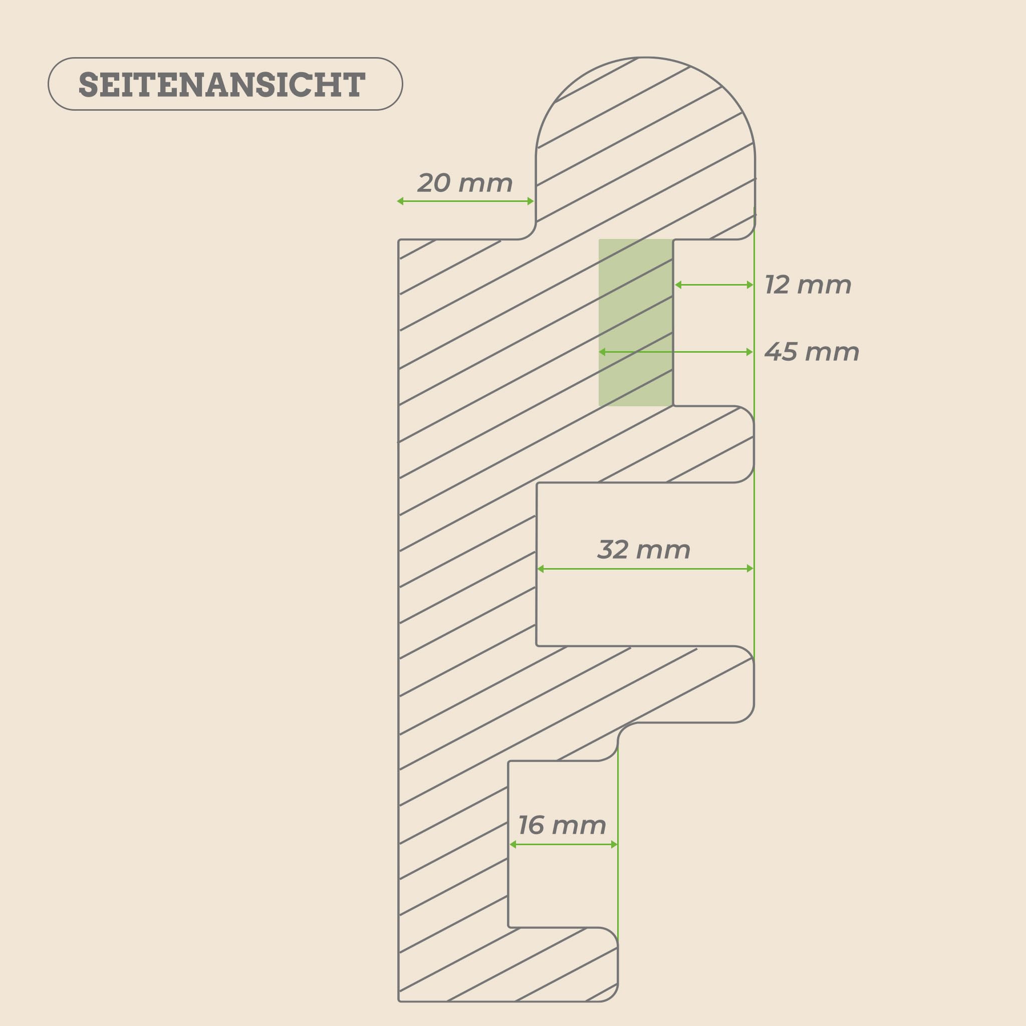 Clevo Hangboard Plus Kletterboard 60 cm Buchenholz
