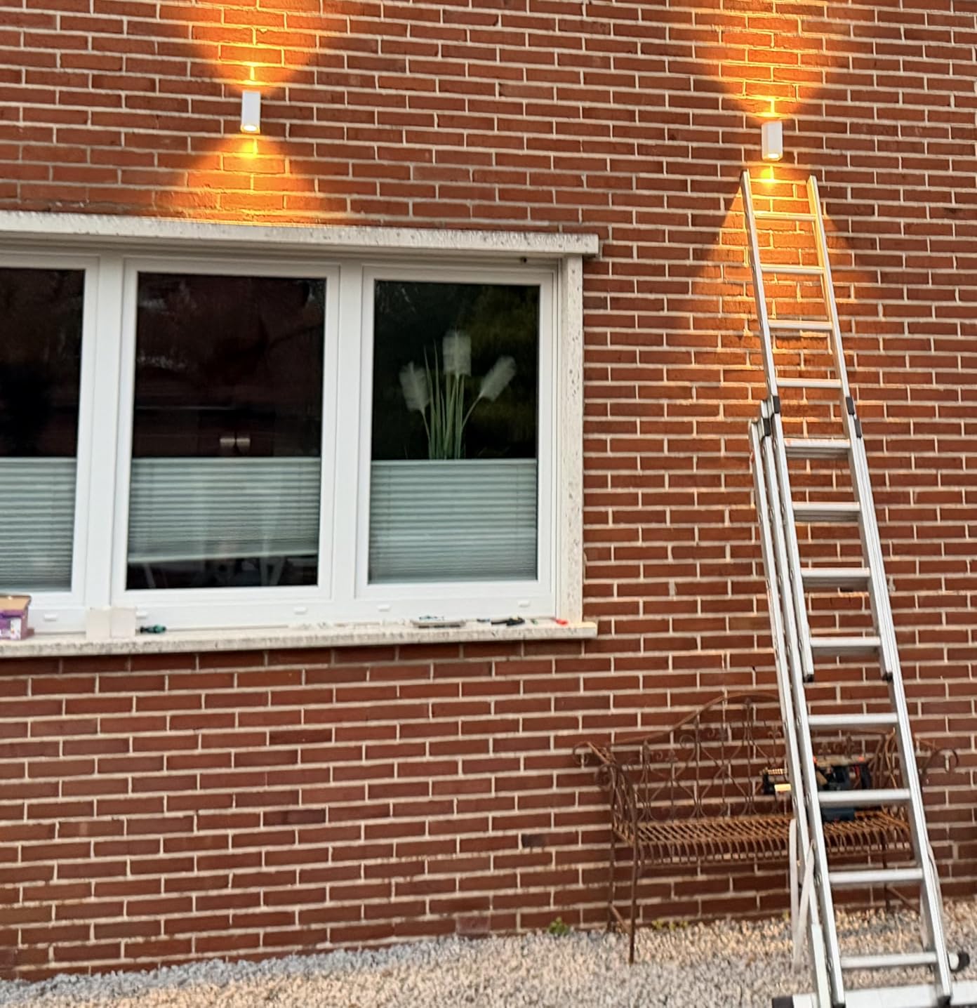 OSRAM Endura Square Updown Außen-Wandleuchte GU10 weiß
