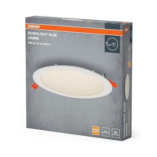 ams OSRAM SMART+ Downlight Slim 225mm Einbauleuchte 22W warmweiß