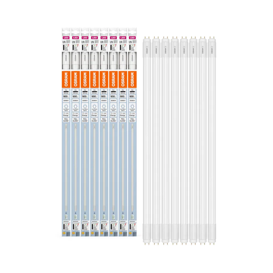 OSRAM SubstiTUBE LED-Röhre G13 0,6m kaltweiß 8er-Pack