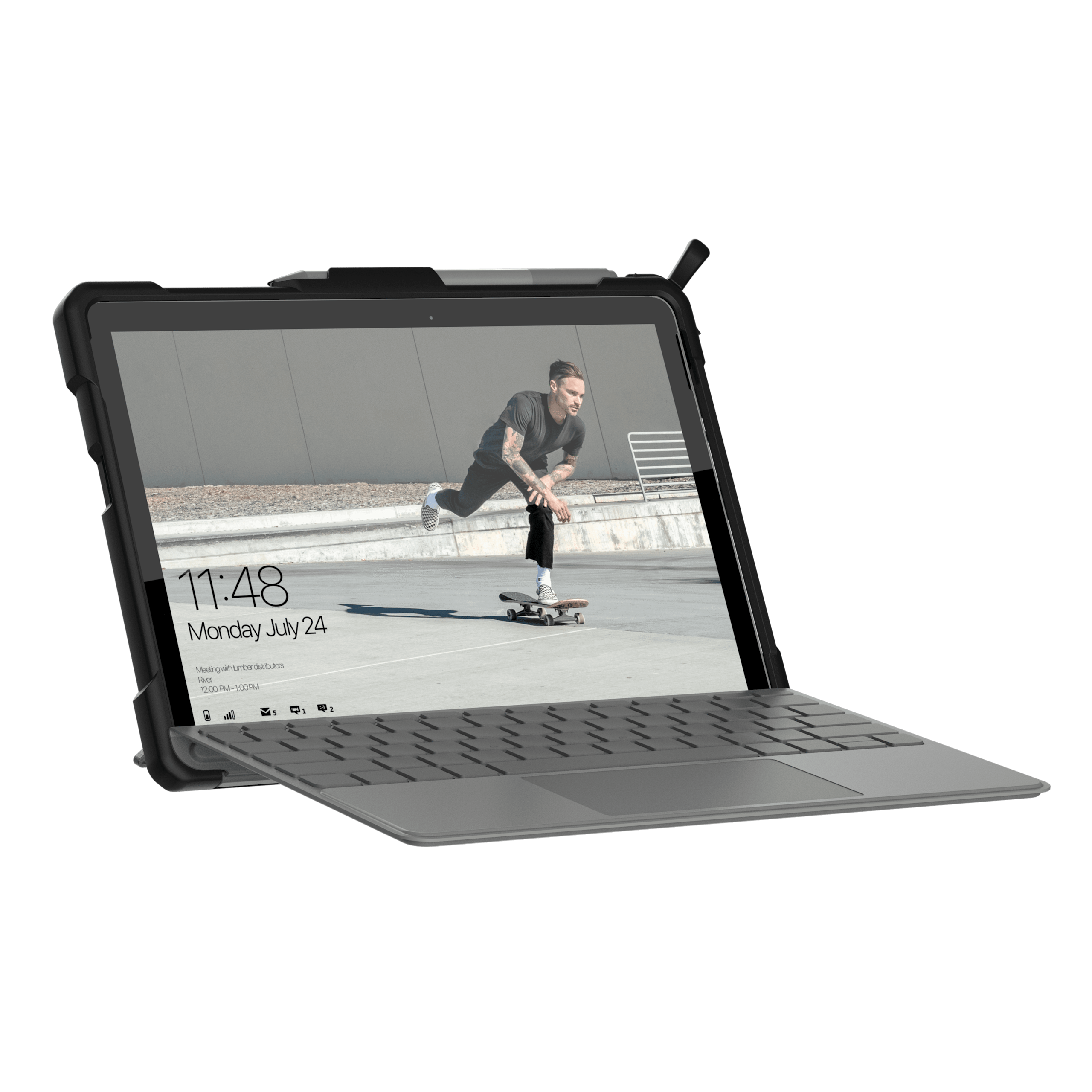 UAG Metropolis SE Surface Go Hülle mit Ständer schwarz