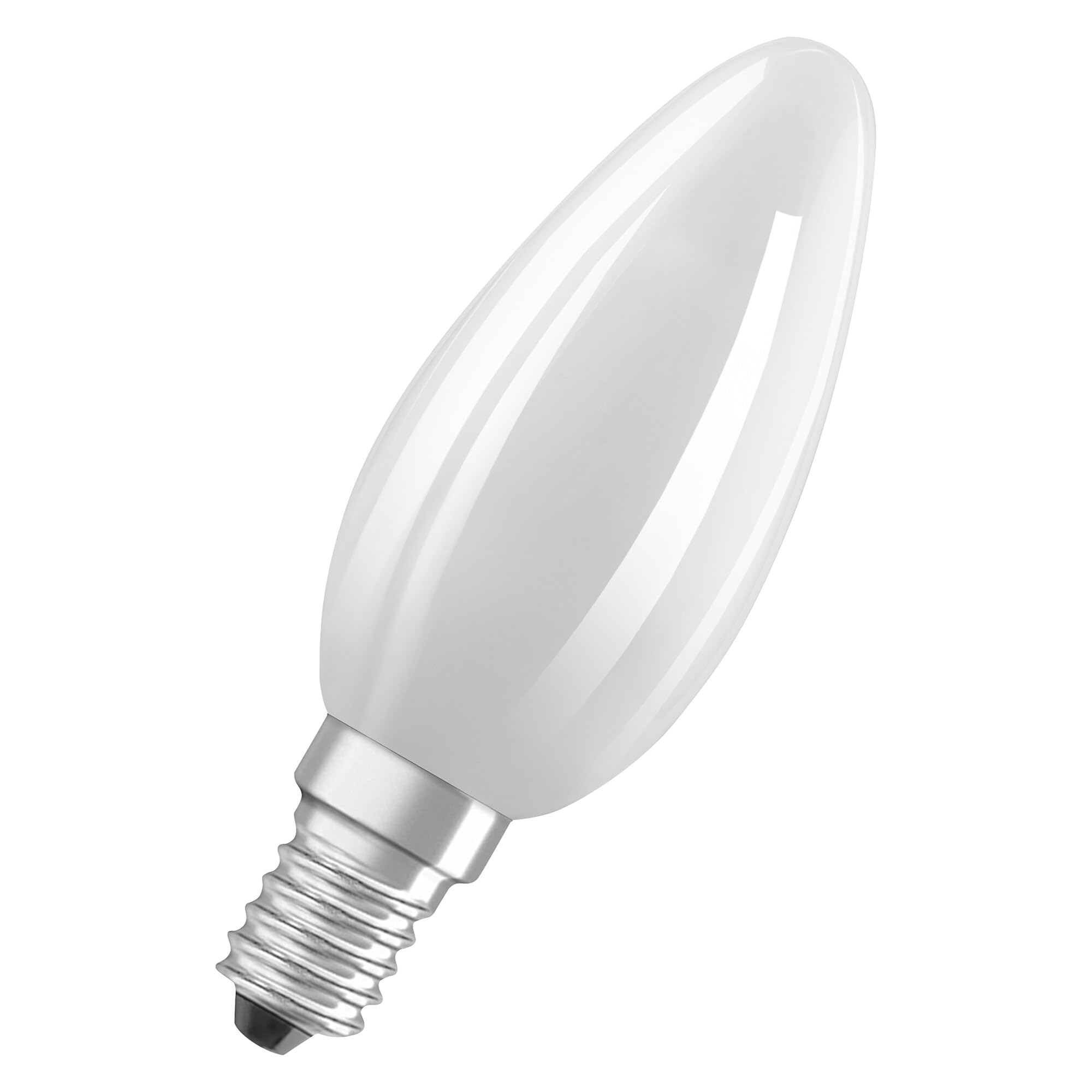 ams OSRAM LED E14 Kerze Matt 40W-Ersatz Warmweiß 3er-Pack