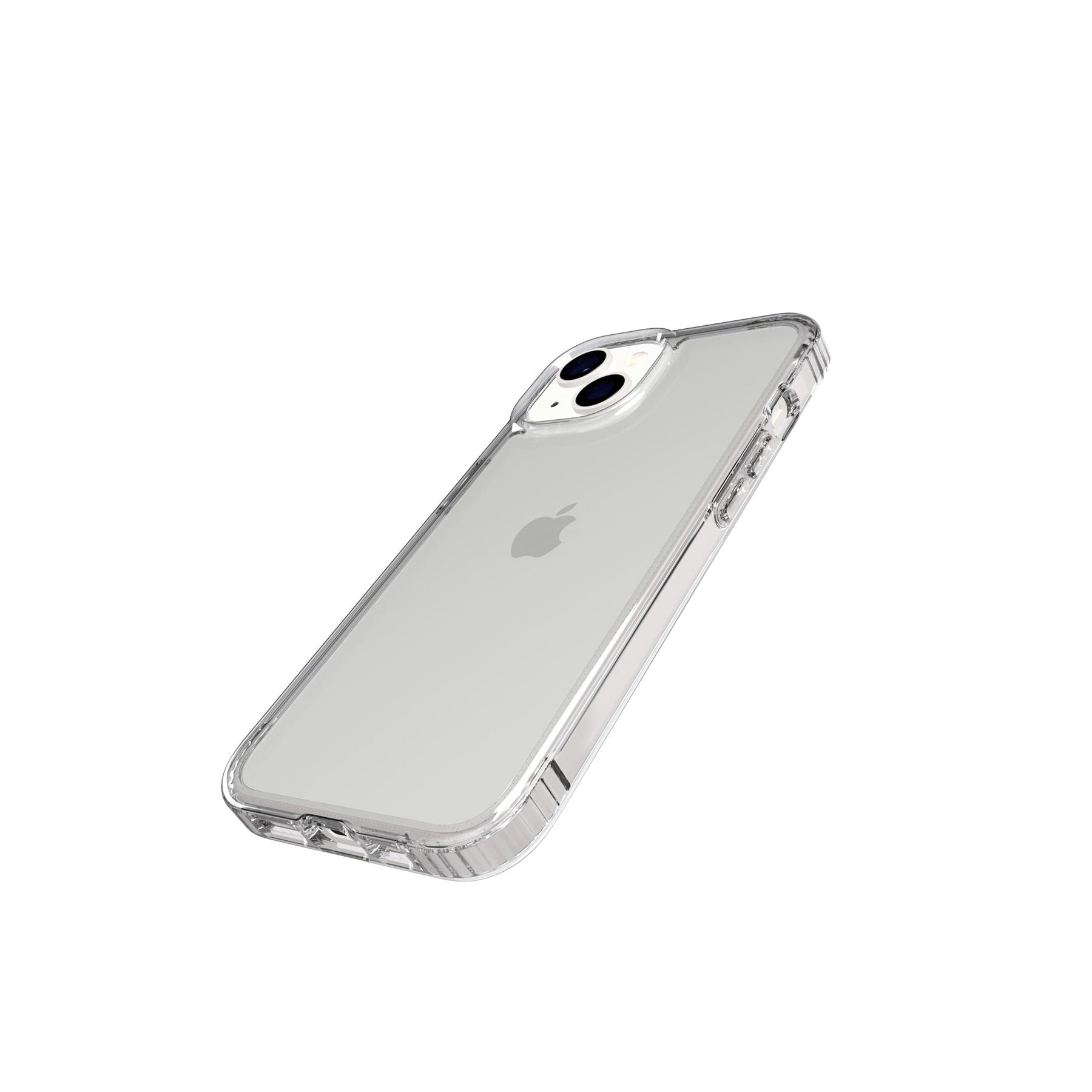 Tech21 EvoClear iPhone 13/14/15/16e/17e Hülle Transparent Anti-Yellow