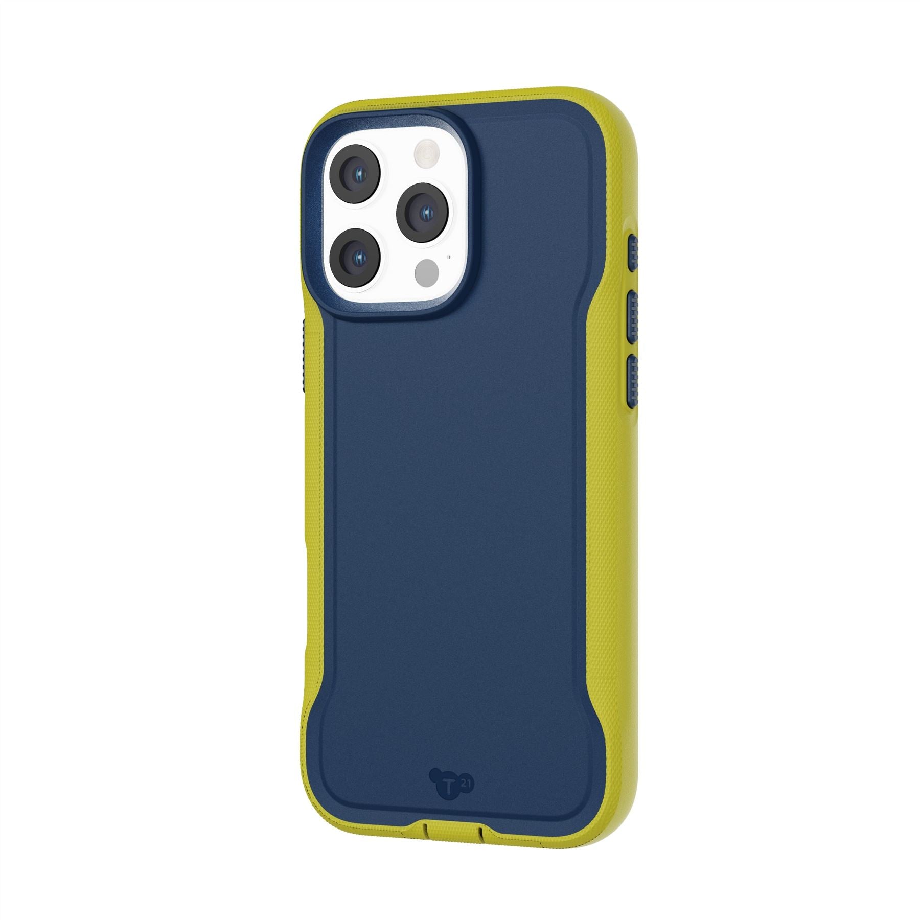 Tech21 EvoPro iPhone 16 Pro Max Handyhülle Navy Yellow MagSafe