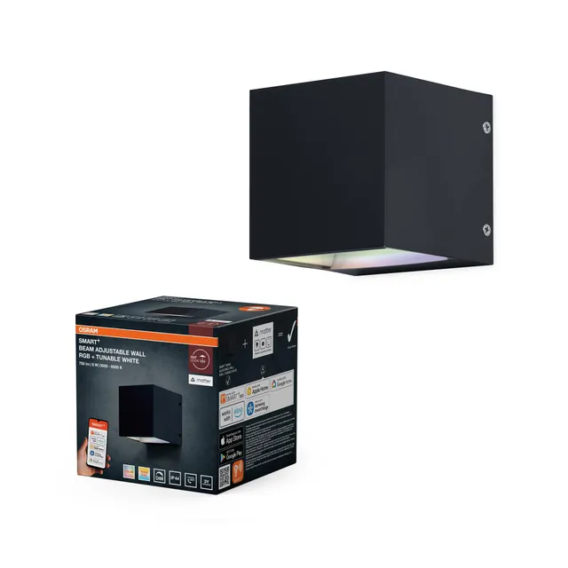 ams OSRAM SMART+ Beam Wandleuchte RGB TW Matter 8W