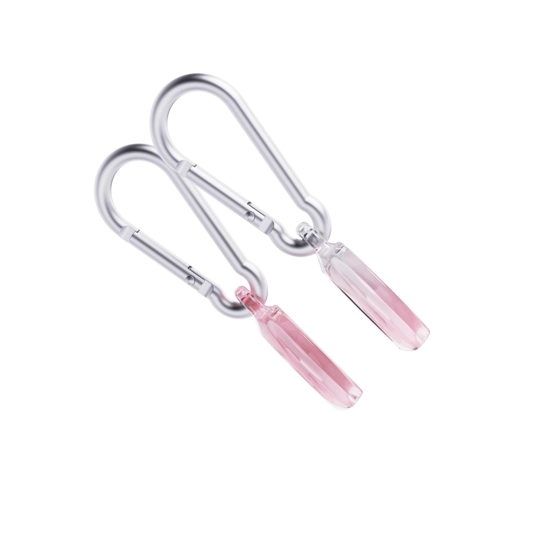 Tech21 EvoPink AirTag Hülle 2er Cherry Blossom Pink Karabiner