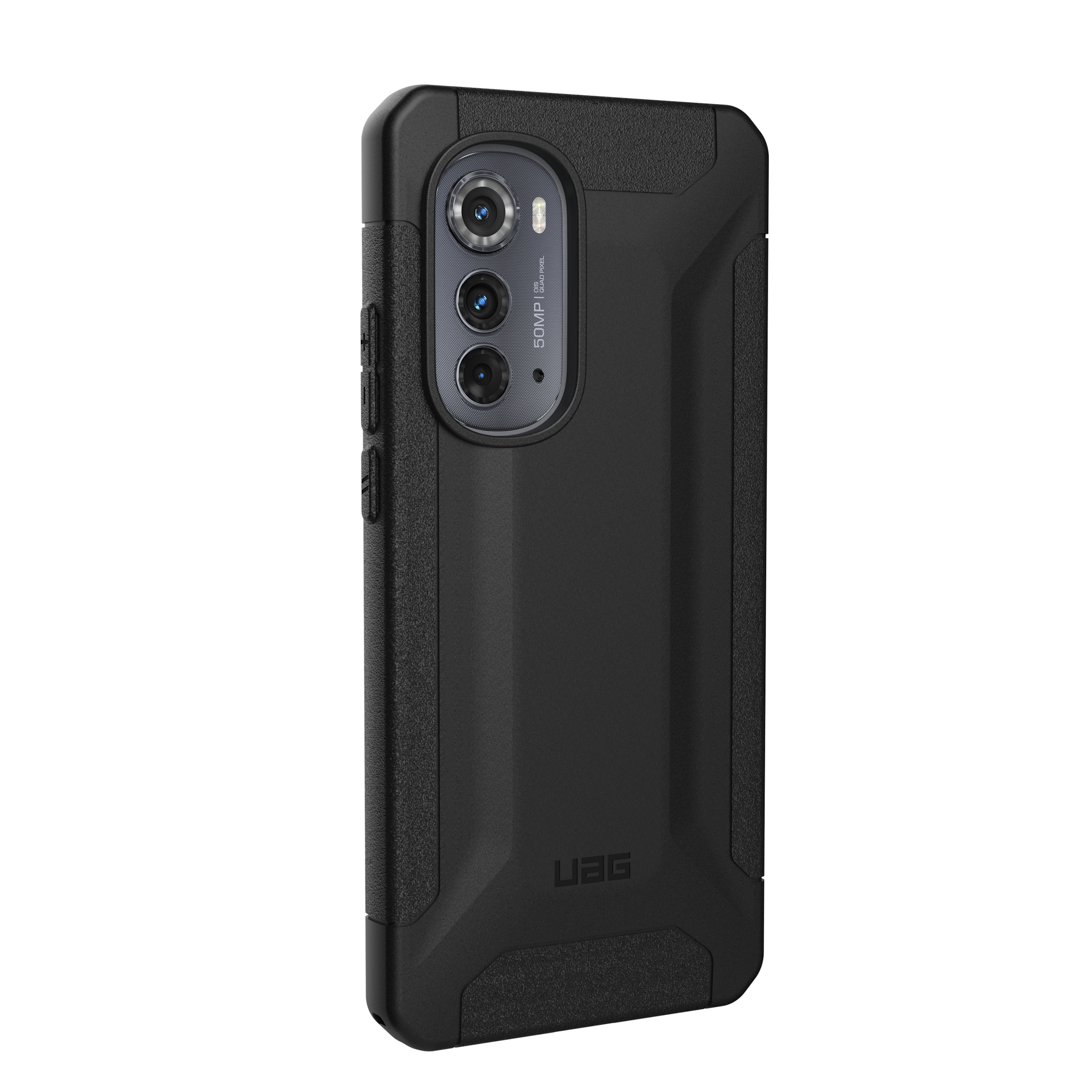 UAG Scout Moto Edge 5G 2022 Handyhülle schwarz stoßfest