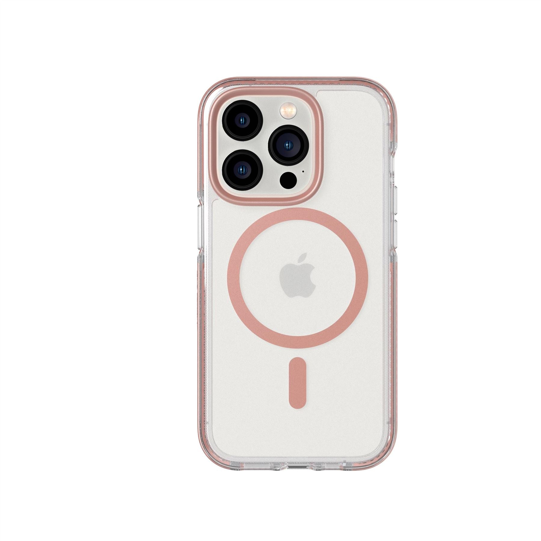 Tech21 EvoCrystal iPhone 14 Pro Hülle MagSafe Rosegold