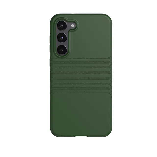 Tech21 Evo Tactile Galaxy S23+ Hülle Earth Green Grip