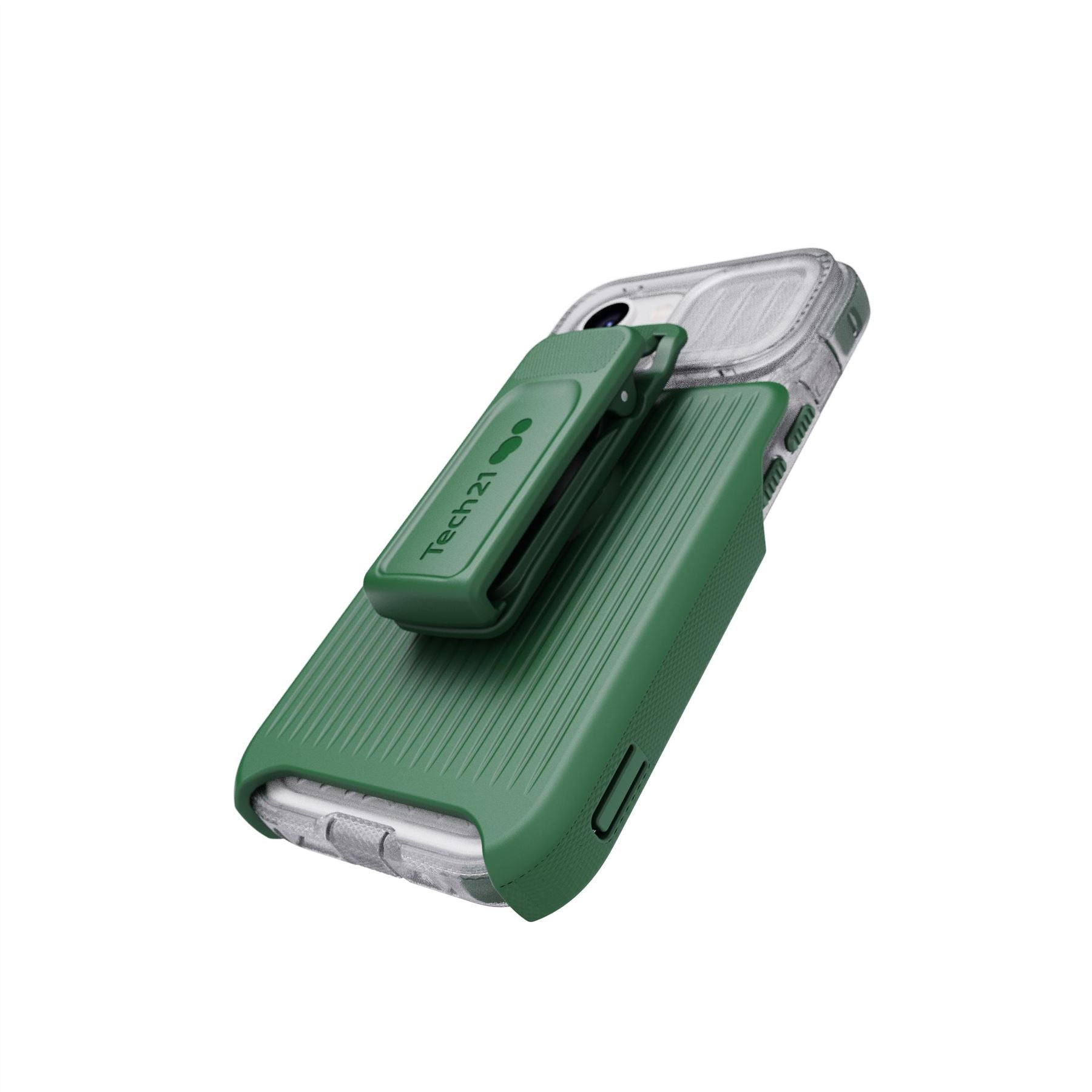 Tech21 EvoMax iPhone 17e/16e/15/14/13 Hülle Frosted Green robust