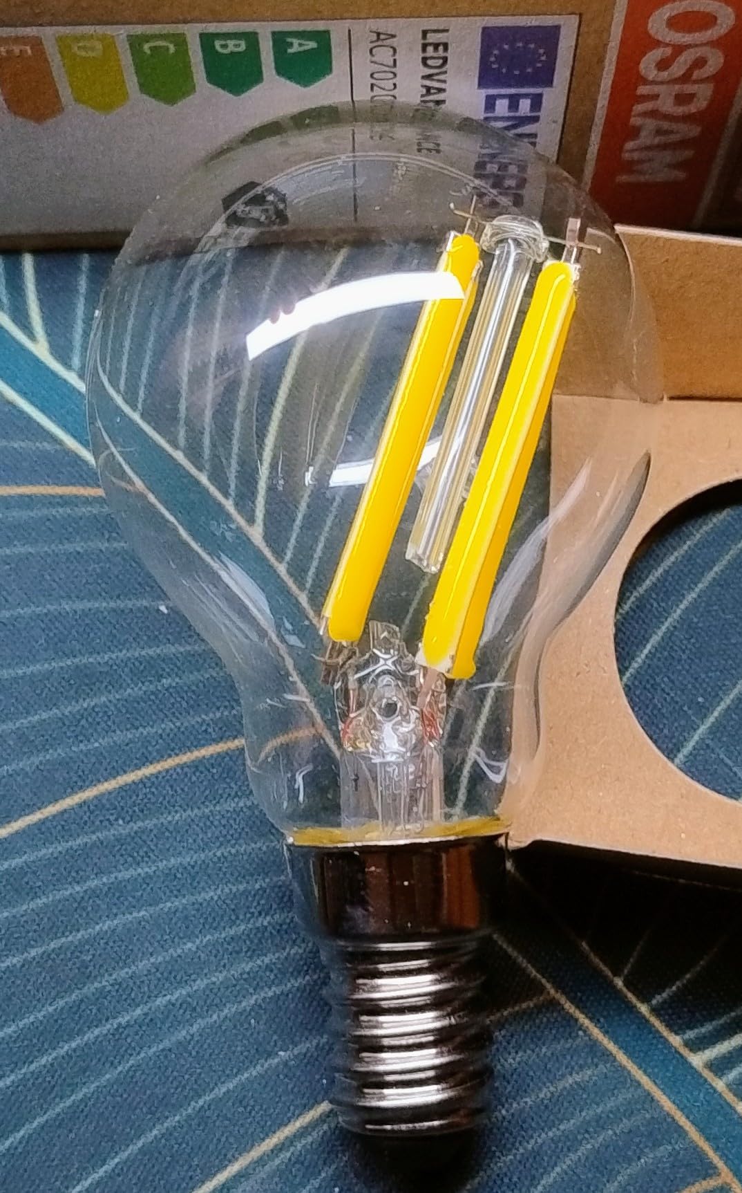 ams OSRAM Classic P 40 LED Tropfen E14 klar dimmbar