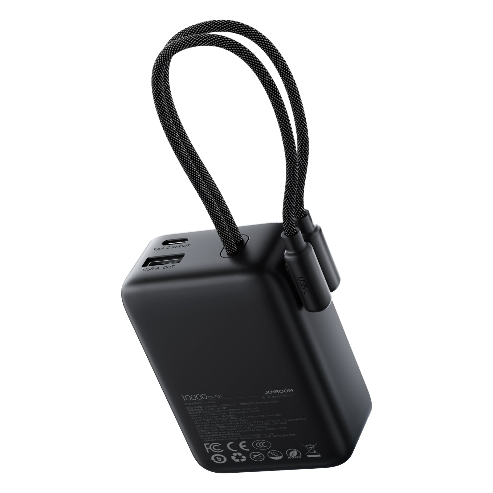 JOYROOM JR-PC1 10000mAh Powerbank Schwarz 22.5W