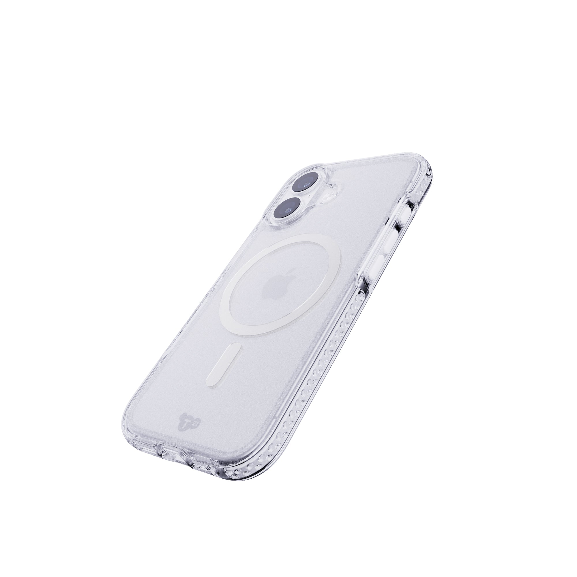 Tech21 EvoCrystal iPhone 17 Hülle Metallic Silver MagSafe