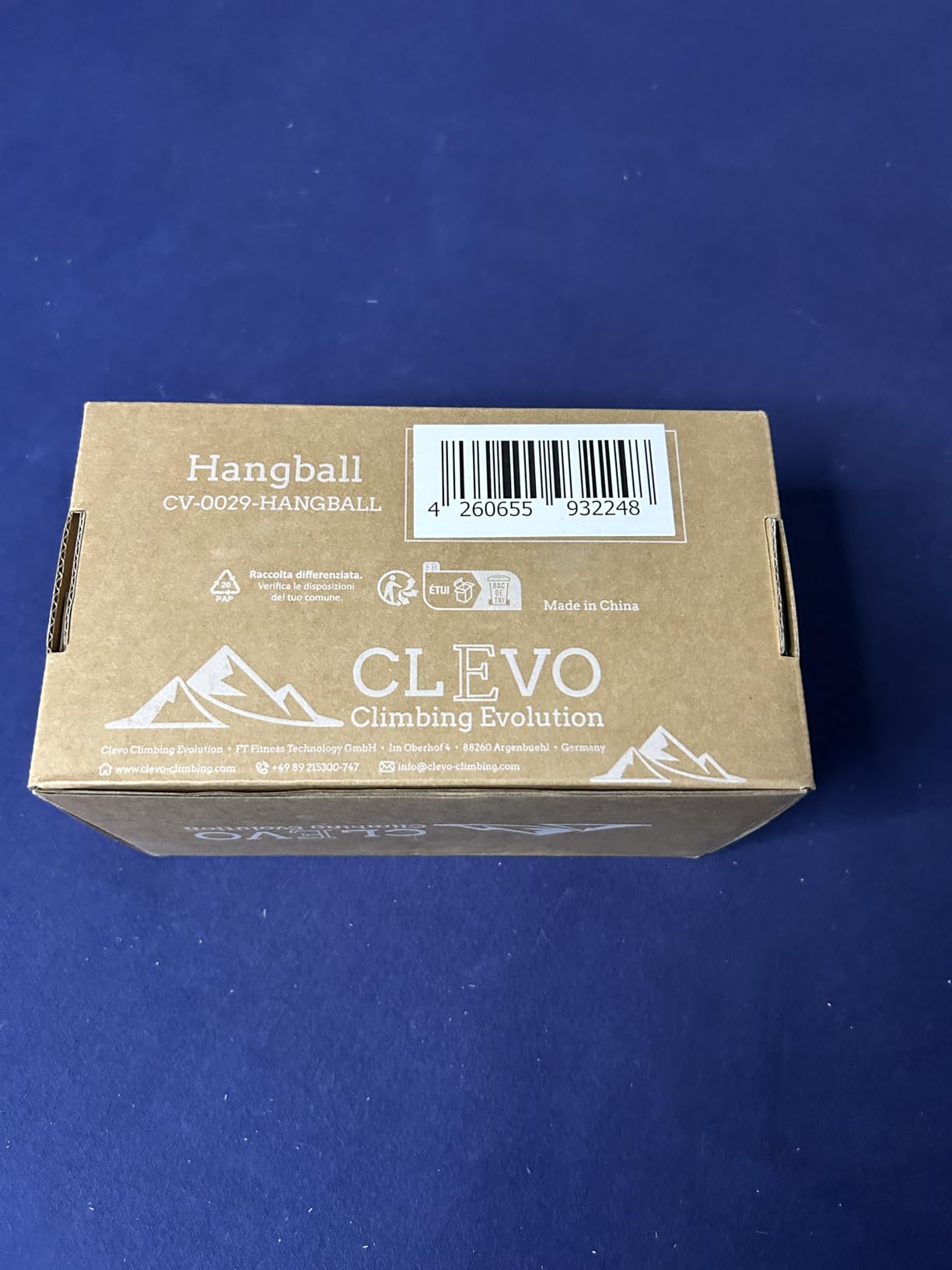CLEVO Hangball Kletterkugeln Holz Griffkraft-Trainer Boulder