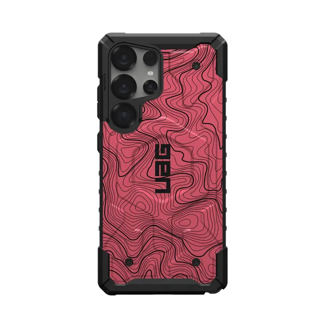 UAG Pathfinder Galaxy S26 Ultra Hülle Pink Topography 2