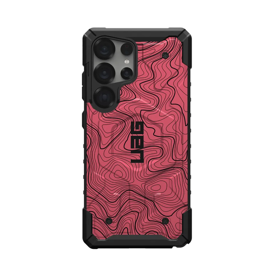 UAG Pathfinder Galaxy S26 Ultra Hülle Pink Topography 2