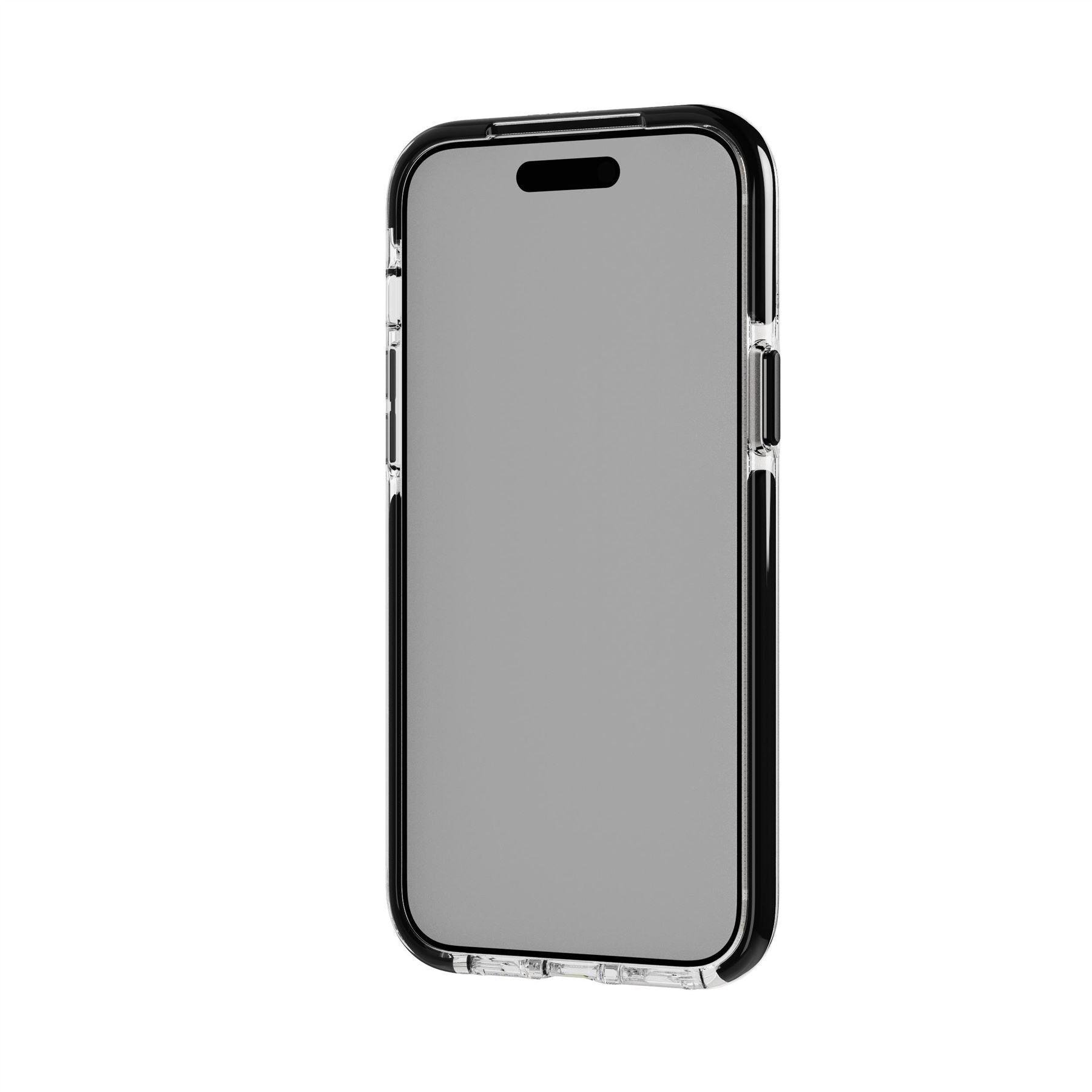 Tech21 EvoCrystal Kick iPhone 15 Plus Hülle Clear Black