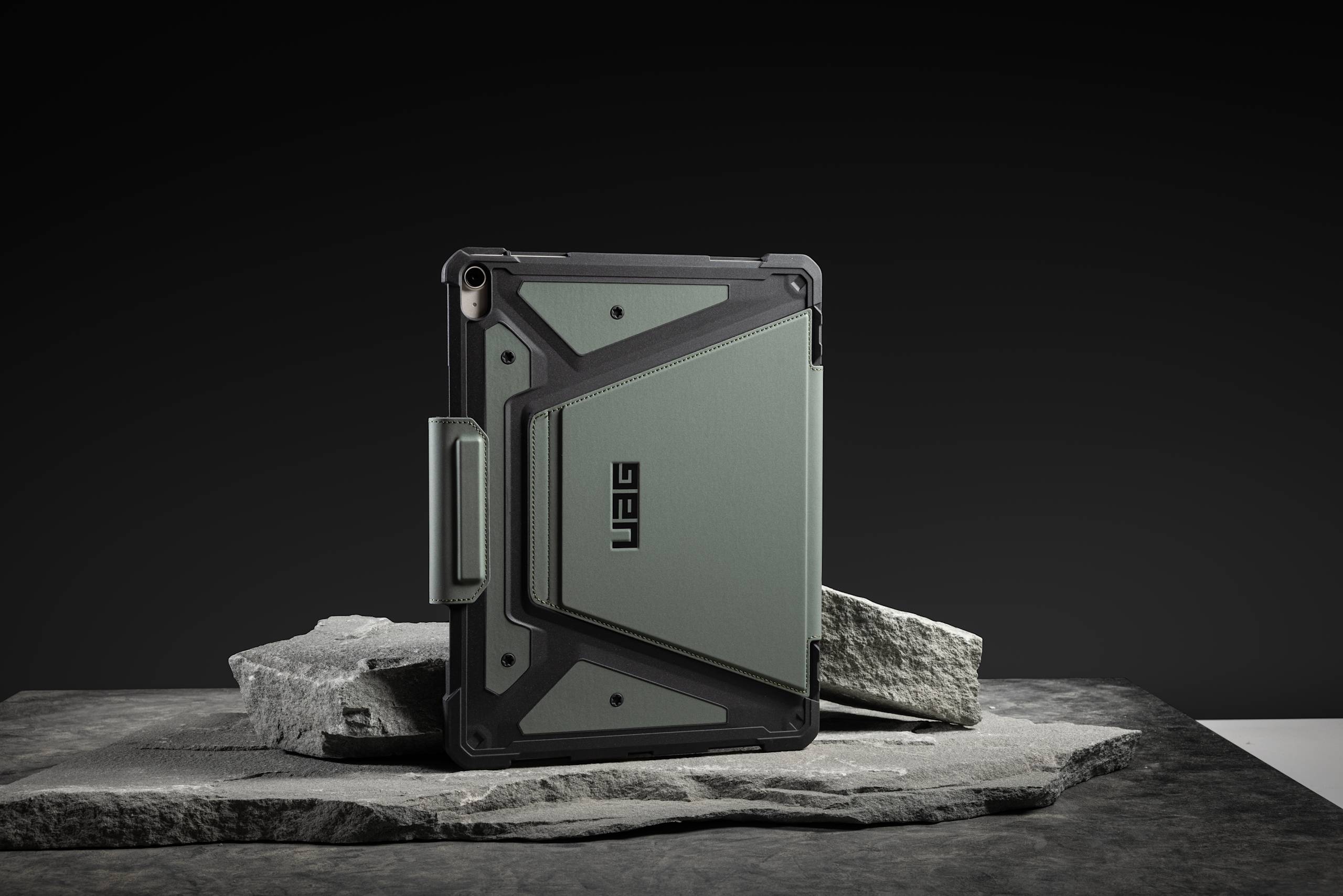 UAG Metropolis SE iPad Air 13 Hülle M2 2024 schwarz Stifthalter