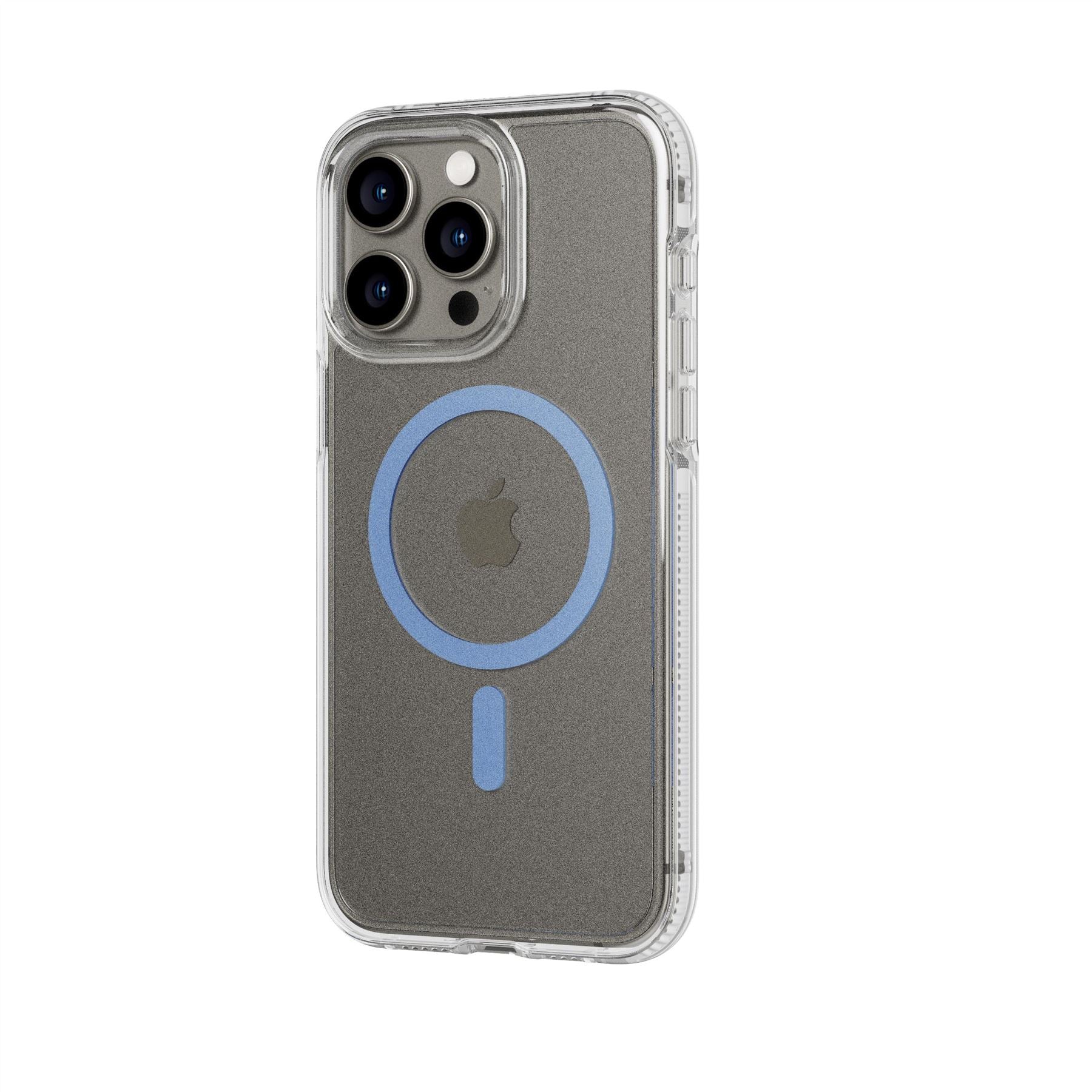 Tech21 FlexQuartz iPhone 15 Pro Max Handyhülle blau MagSafe
