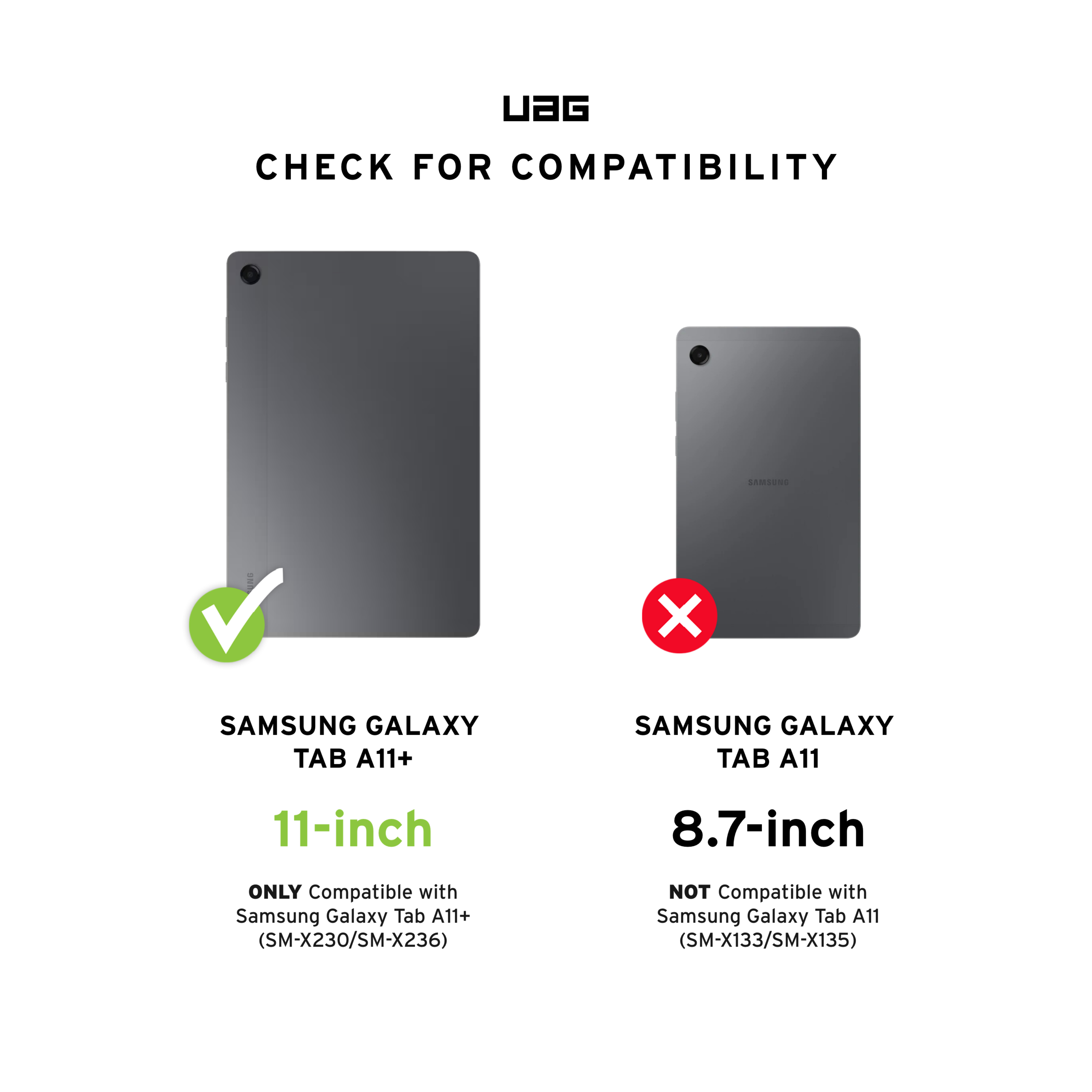 UAG Scout Galaxy Tab A11+ 11" Tablet-Hülle Kickstand