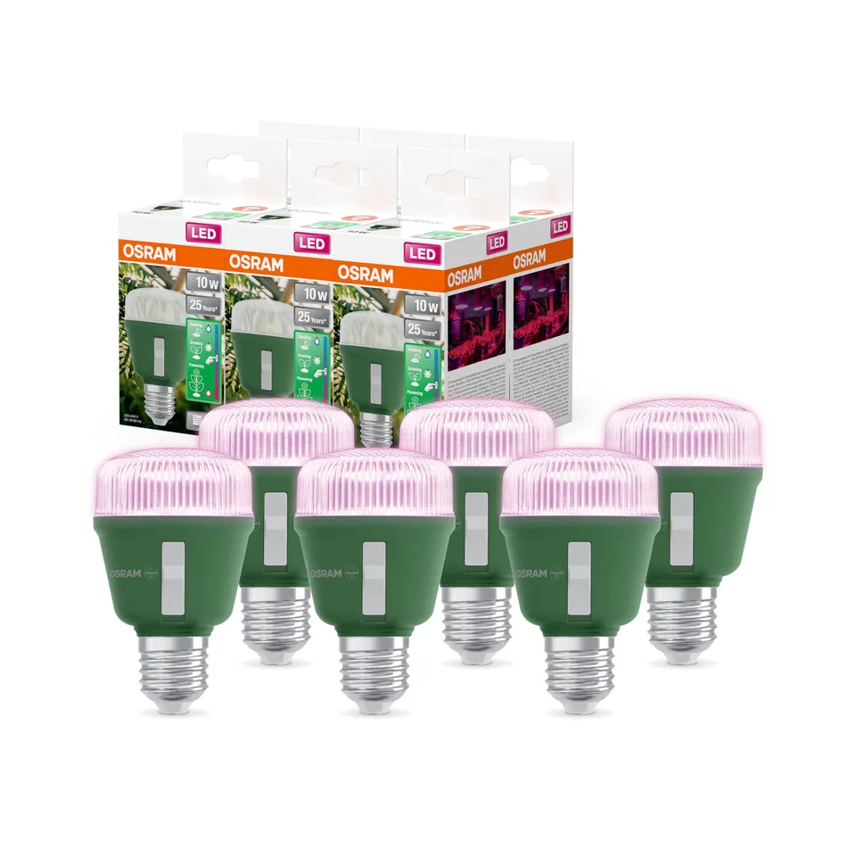 Osram Star Grow T60 Pflanzenlampe E27 10W 6er Pack