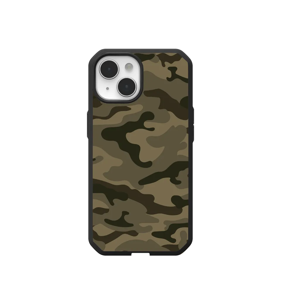 UAG Civilian LT iPhone 15 Hülle Sand Camouflage MagSafe