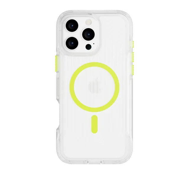 Tech21 FlexPro iPhone 16 Pro Max Hülle Neon Green Glow
