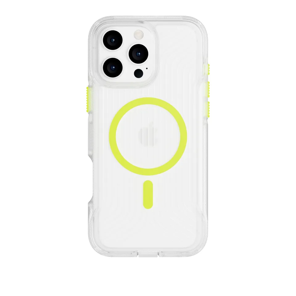 Tech21 FlexPro iPhone 16 Pro Max Hülle Neon Green Glow