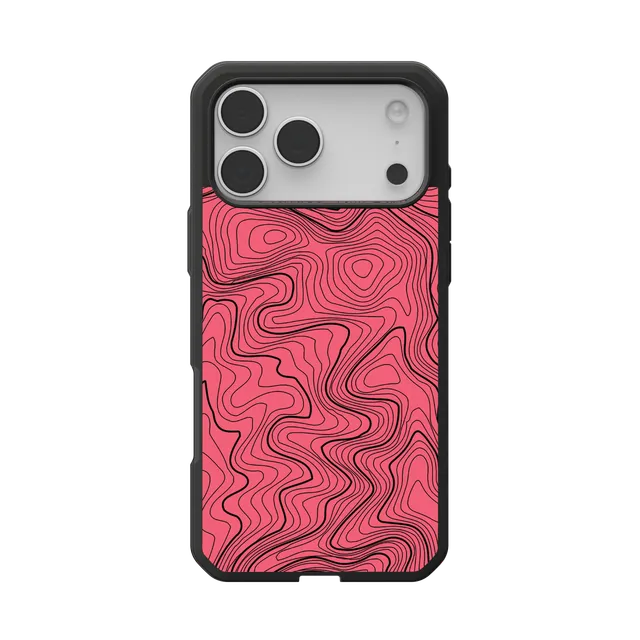 UAG Civilian LT Handyhülle iPhone 17 Pro Max Pink Topography MagSafe