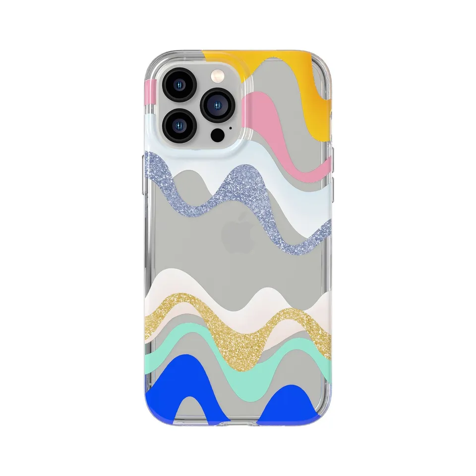 Tech21 EvoArt iPhone 13 Pro Max Hülle Wiggle Muster