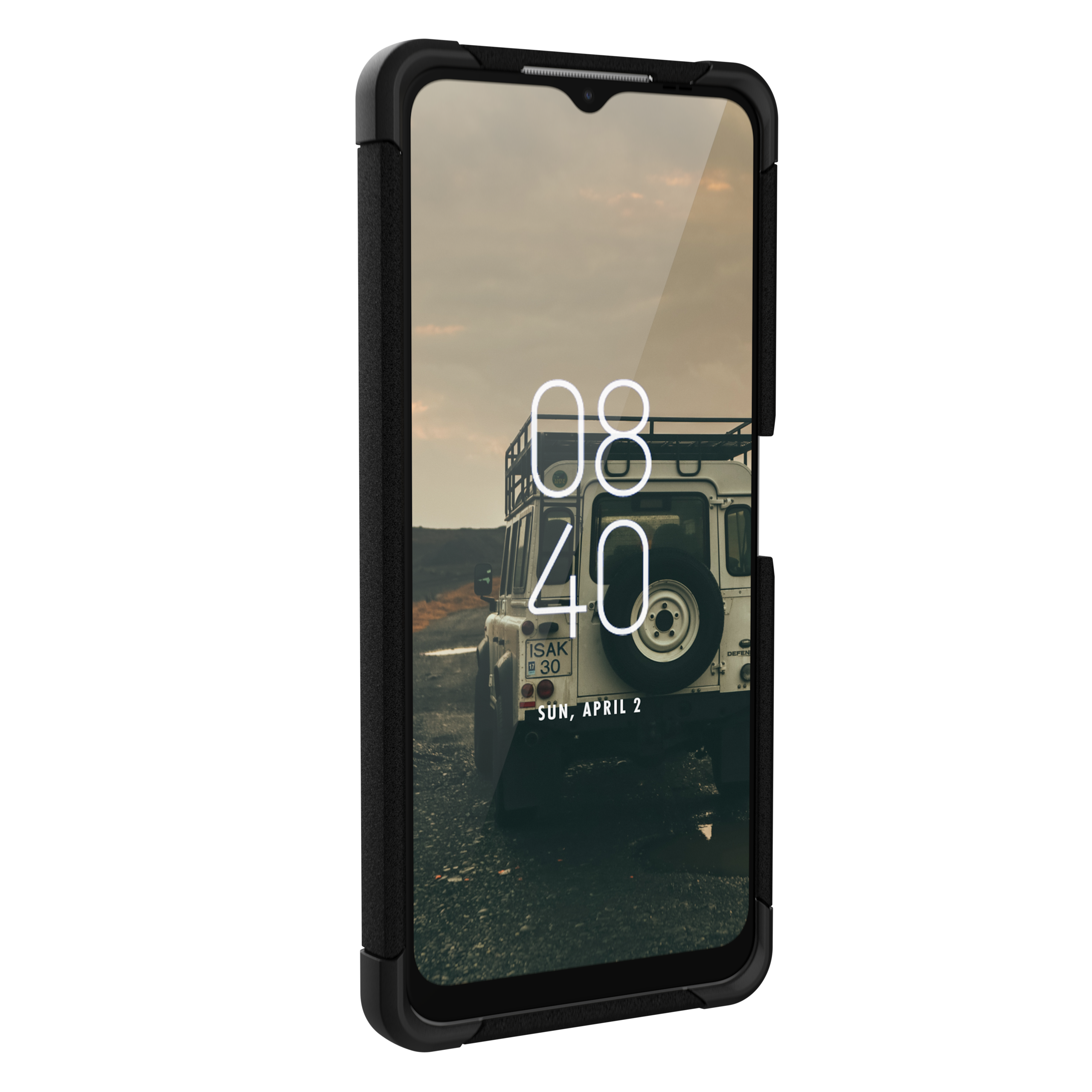UAG Scout Galaxy A22 5G Hülle schwarz stoßfest