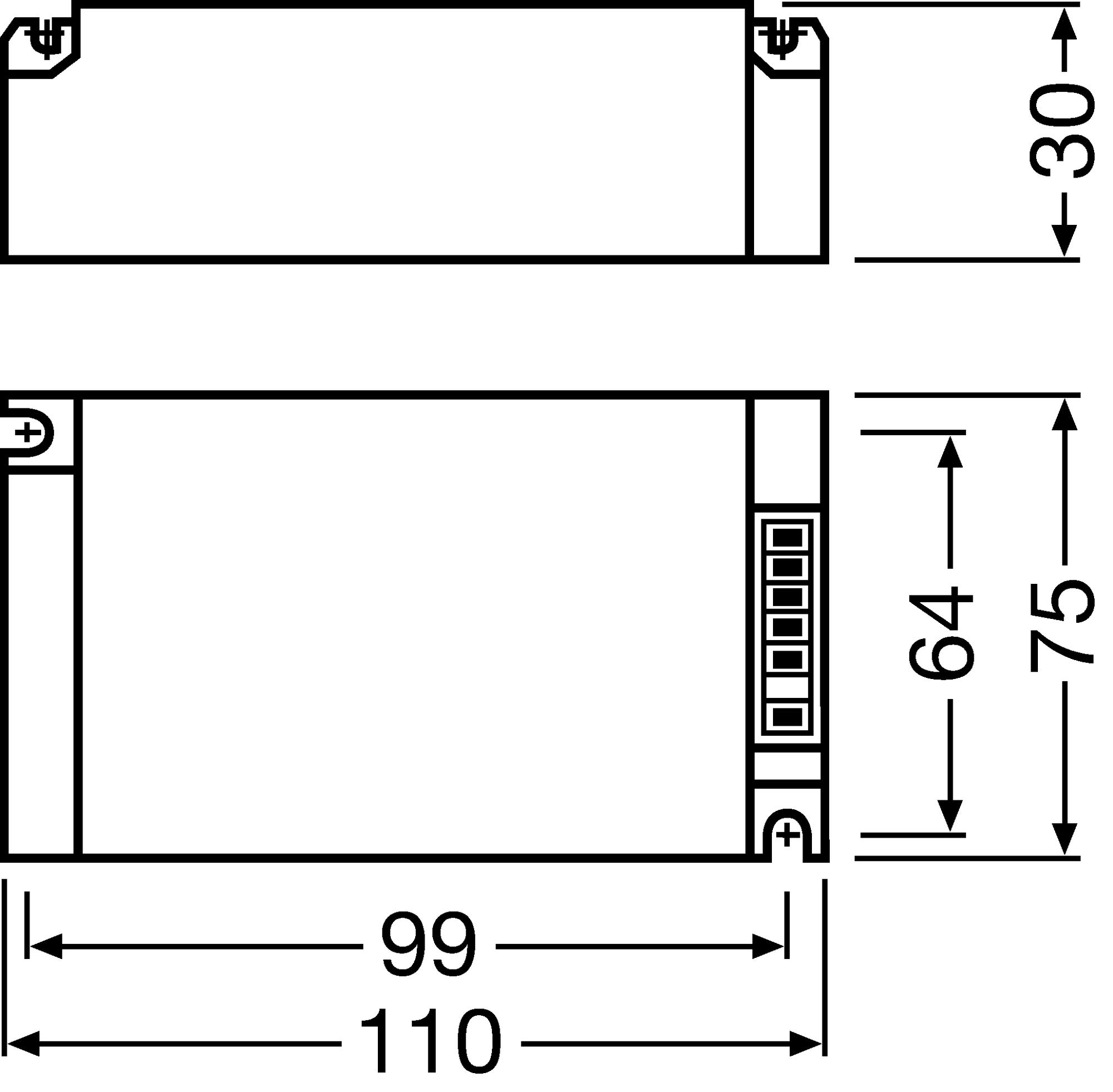 ams OSRAM POWERTRONIC PT-FIT 70/220-240 S EVG weiß A2
