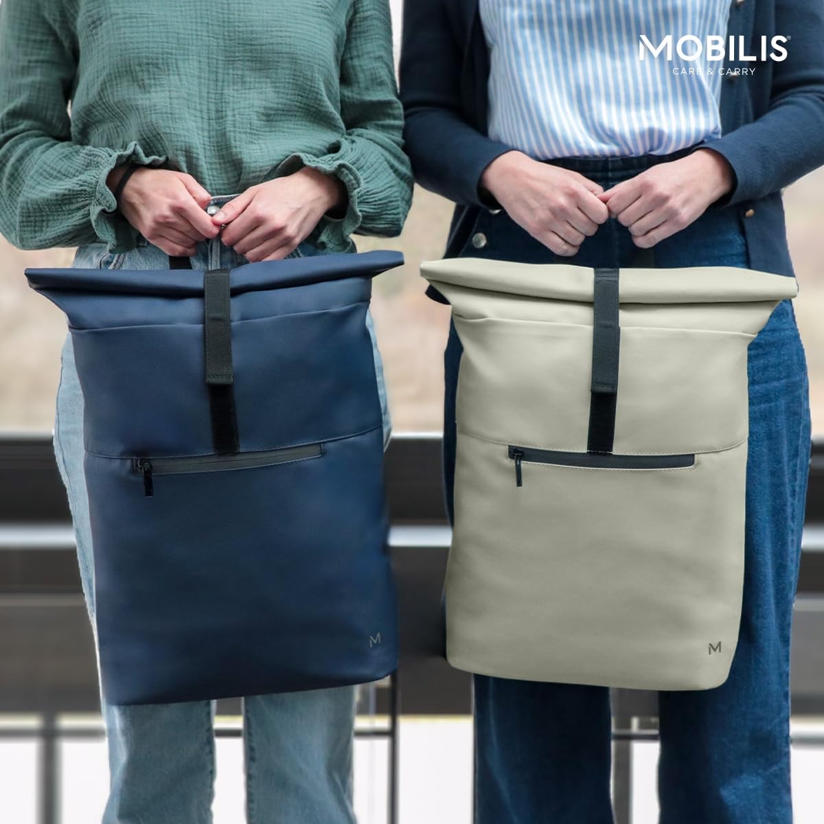 Mobilis Laptop-Rucksack 14-16 Zoll 16L Nachtblau wasserabweisend