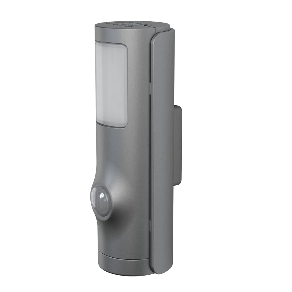 ams OSRAM LED Nachtlicht silber 2in1 mit Bewegungsmelder