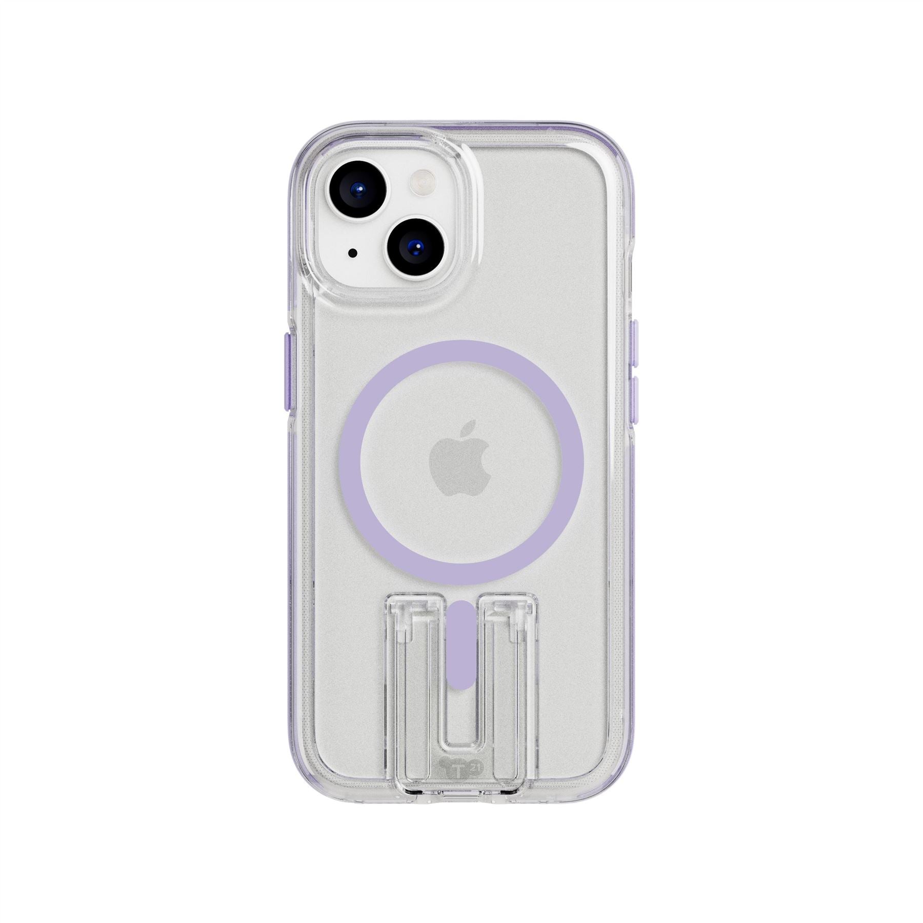Tech21 EvoCrystal Kick iPhone 15/14/13 Hülle Clear Lilac