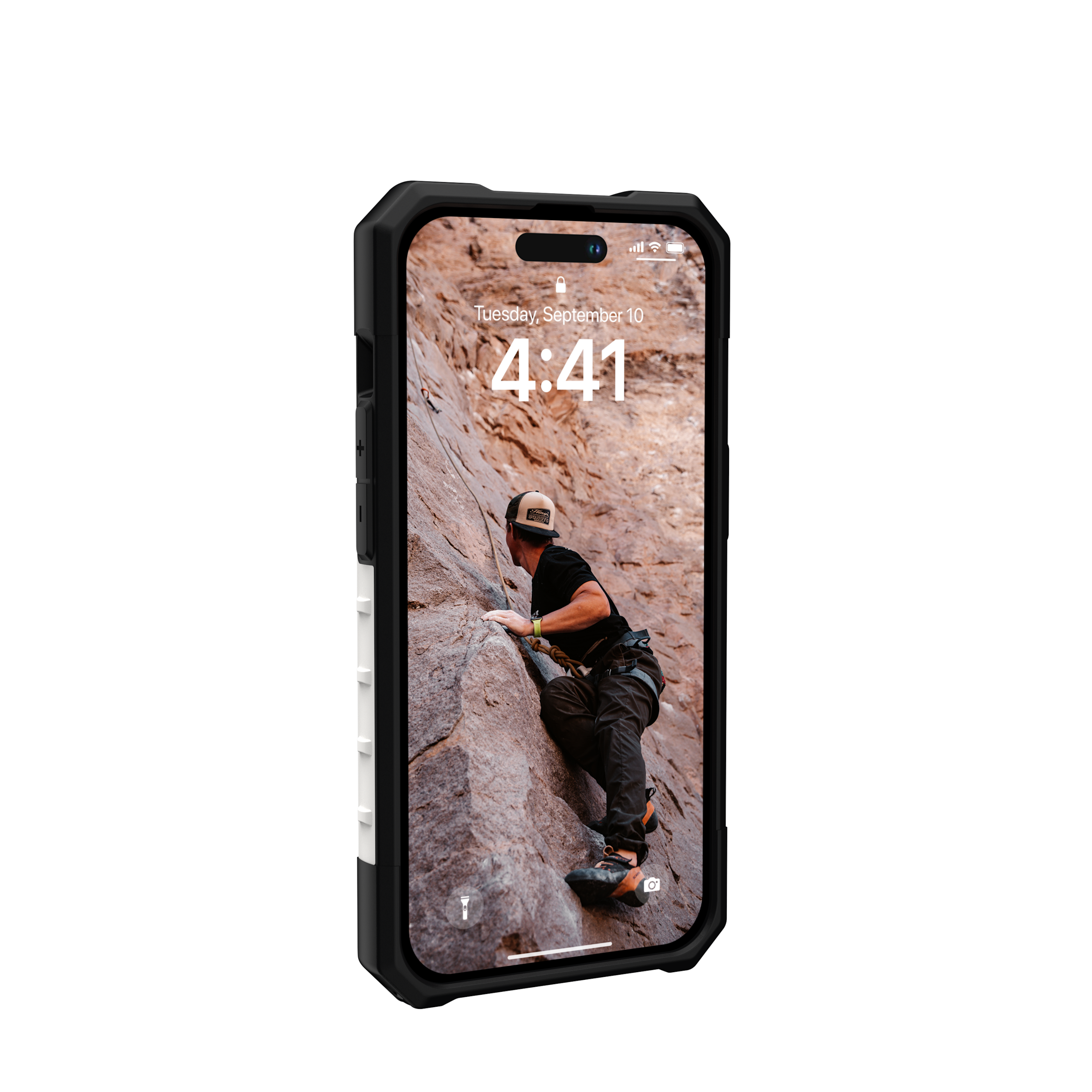 UAG Pathfinder iPhone 14 Pro Hülle Schwarz stoßfest