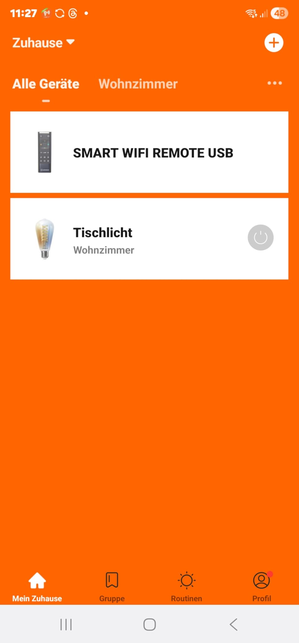 OSRAM SMART+ WIFI Fernbedienung schwarz USB-C dimmbar