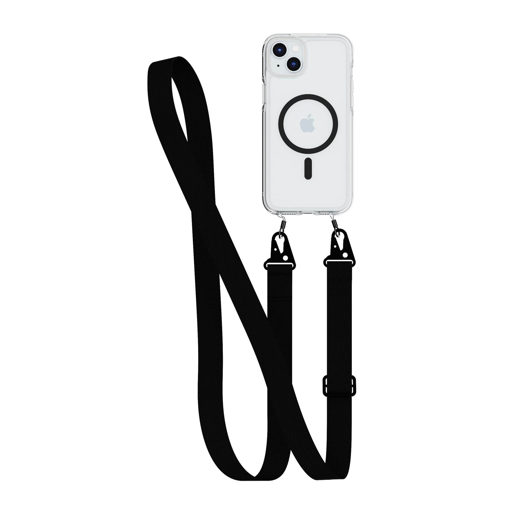 Tech21 FlexQuartz iPhone 15 Plus Handyhülle Schwarz MagSafe