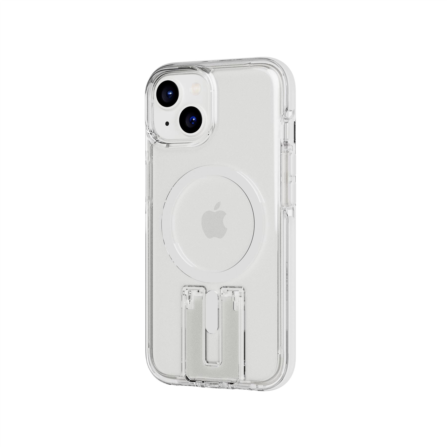 Tech21 EvoCrystal Kick iPhone 15/14/13 Hülle Clear MagSafe
