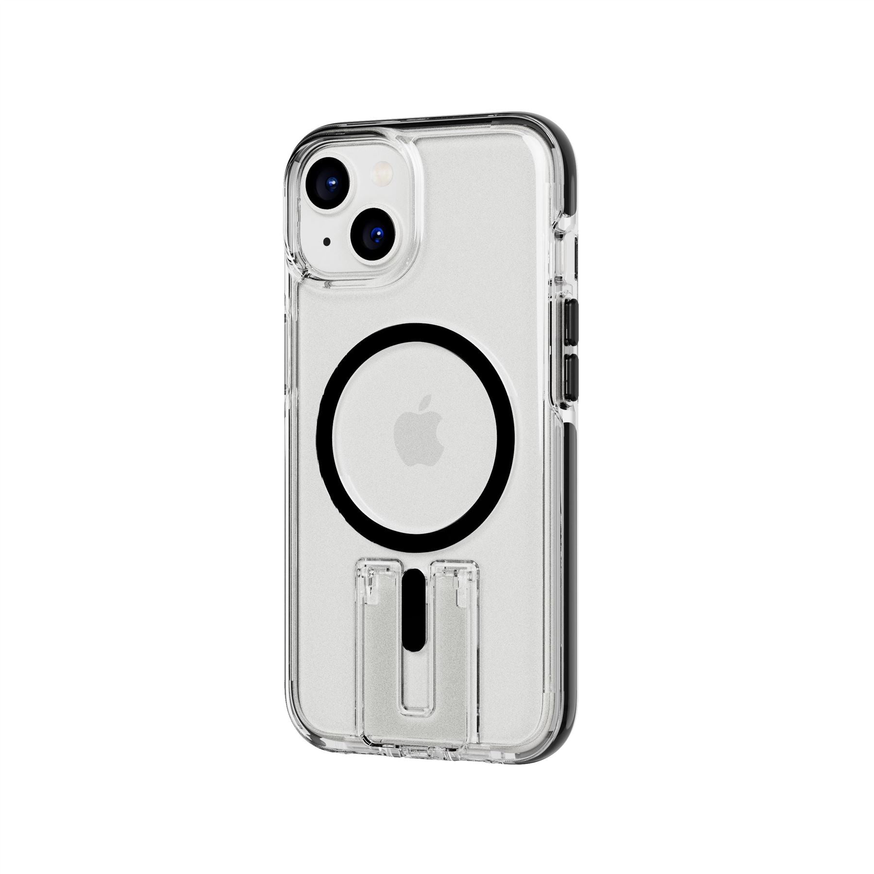 Tech21 EvoCrystal Kick iPhone 13/14/15 Hülle Clear Black