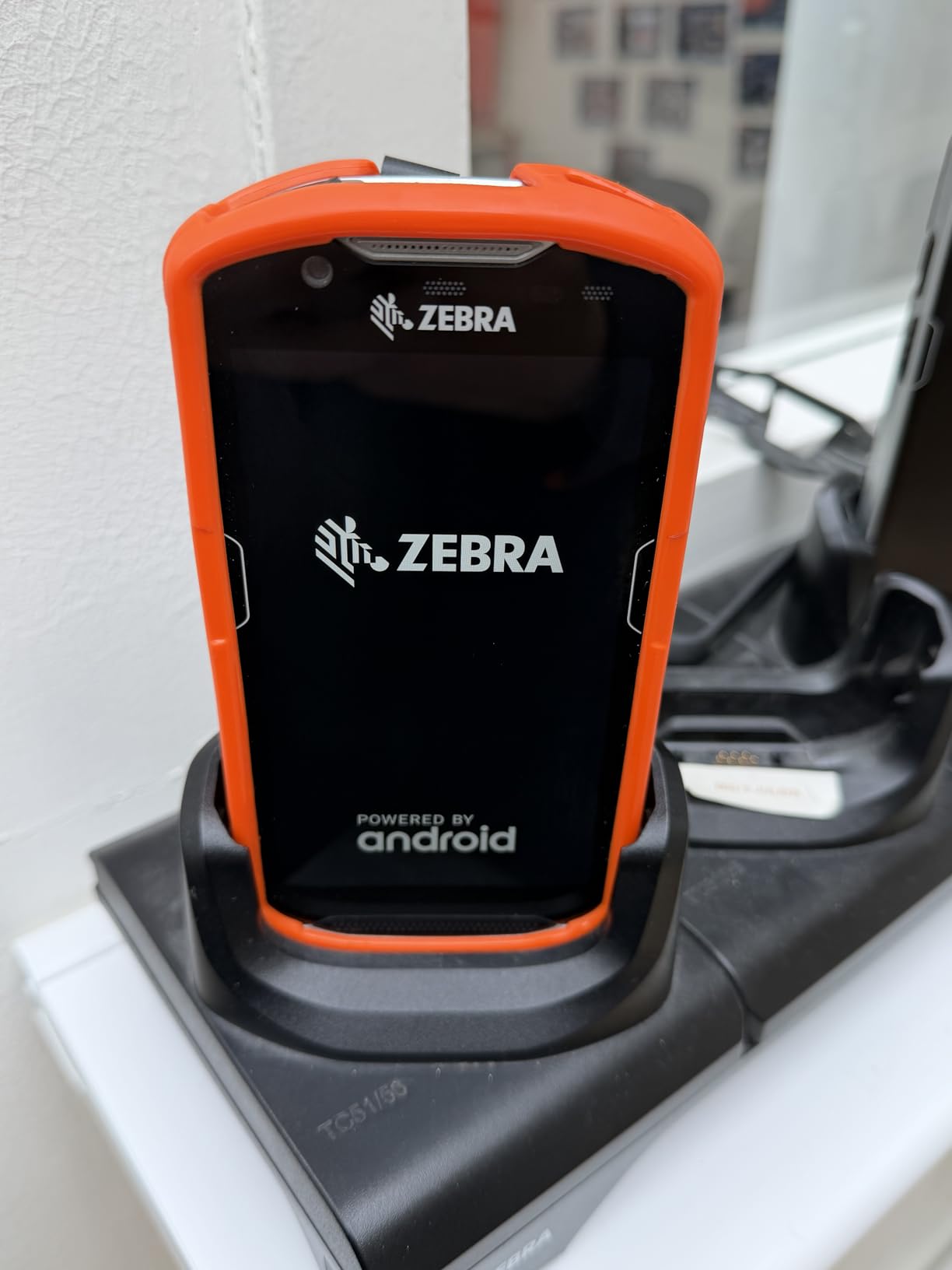 Mobilis PROTECH Zebra TC52 TC57 Hülle Handschlaufe Neon