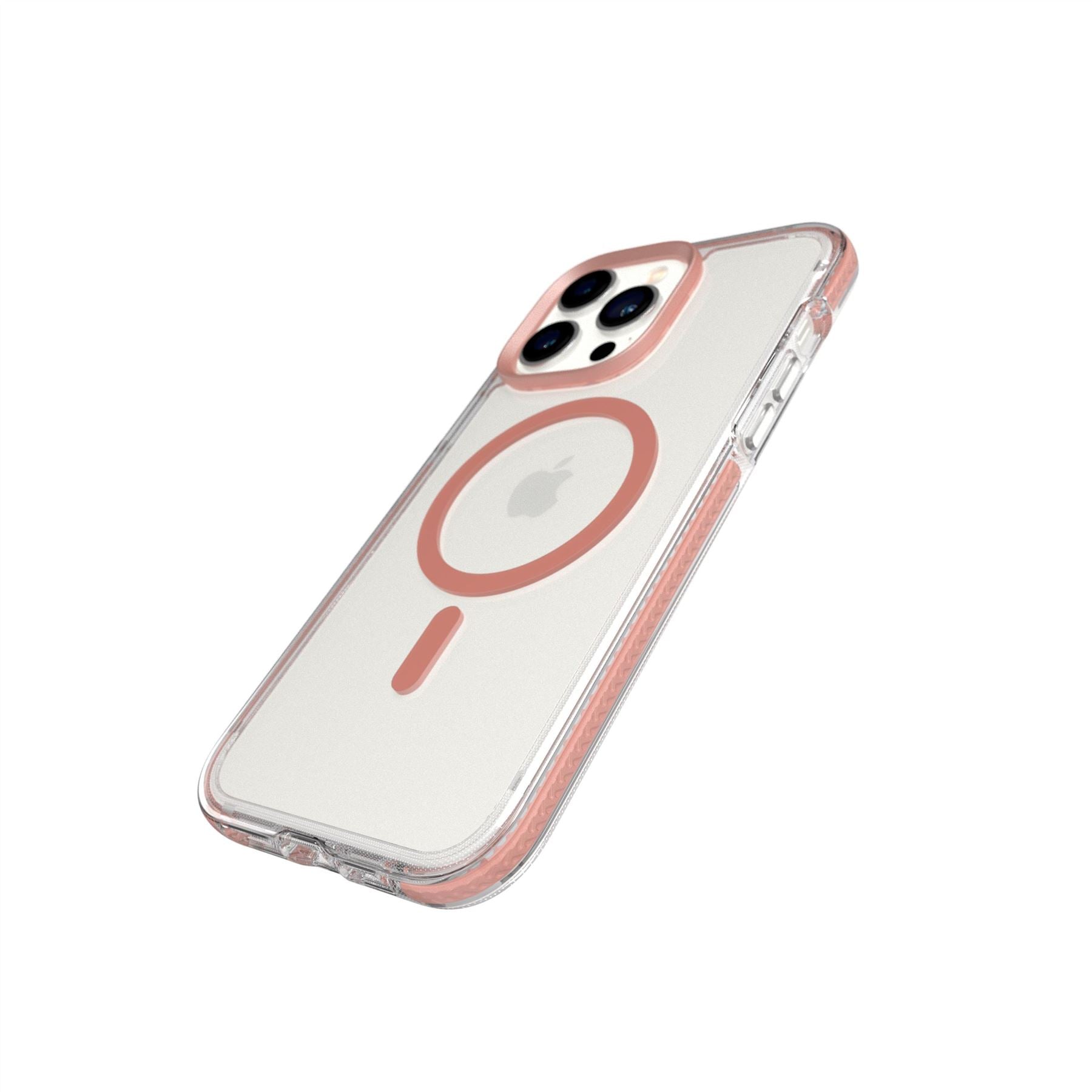 Tech21 EvoCrystal iPhone 14 Pro Max Hülle Rose Gold MagSafe
