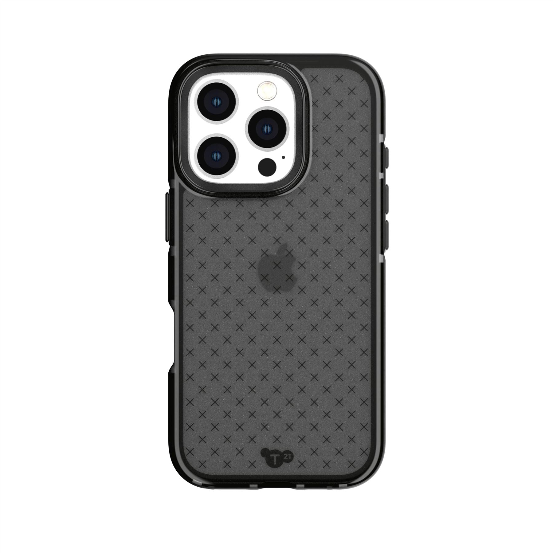 Tech21 EvoCheck iPhone 16 Pro Hülle Schwarz Check Bio