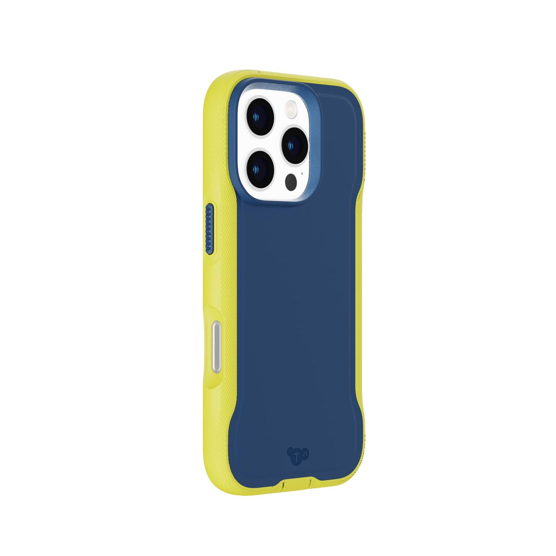 Tech21 EvoPro iPhone 16 Pro MagSafe Handyhülle Navy Yellow 10m