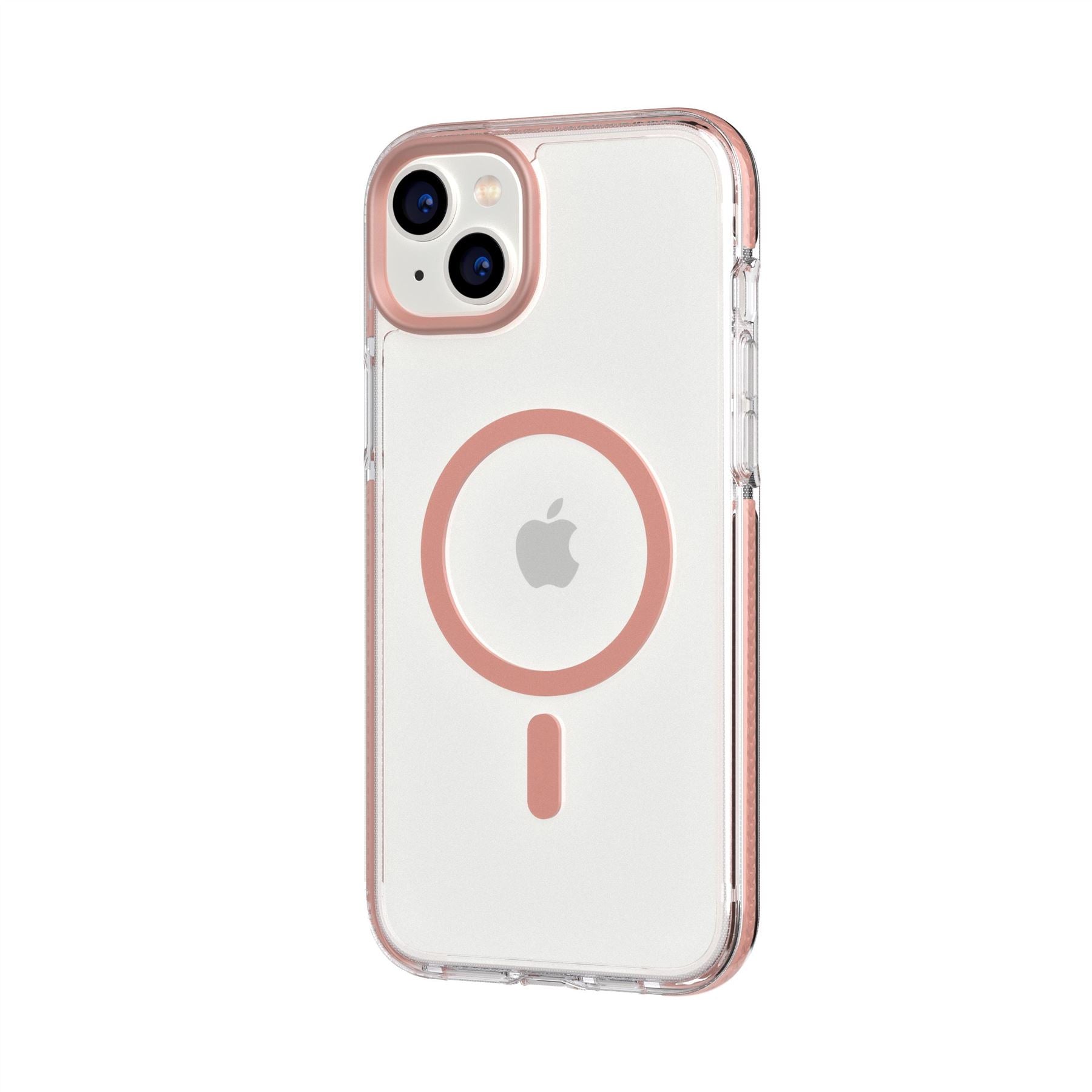Tech21 EvoCrystal iPhone 14 Plus Hülle MagSafe Rose Gold