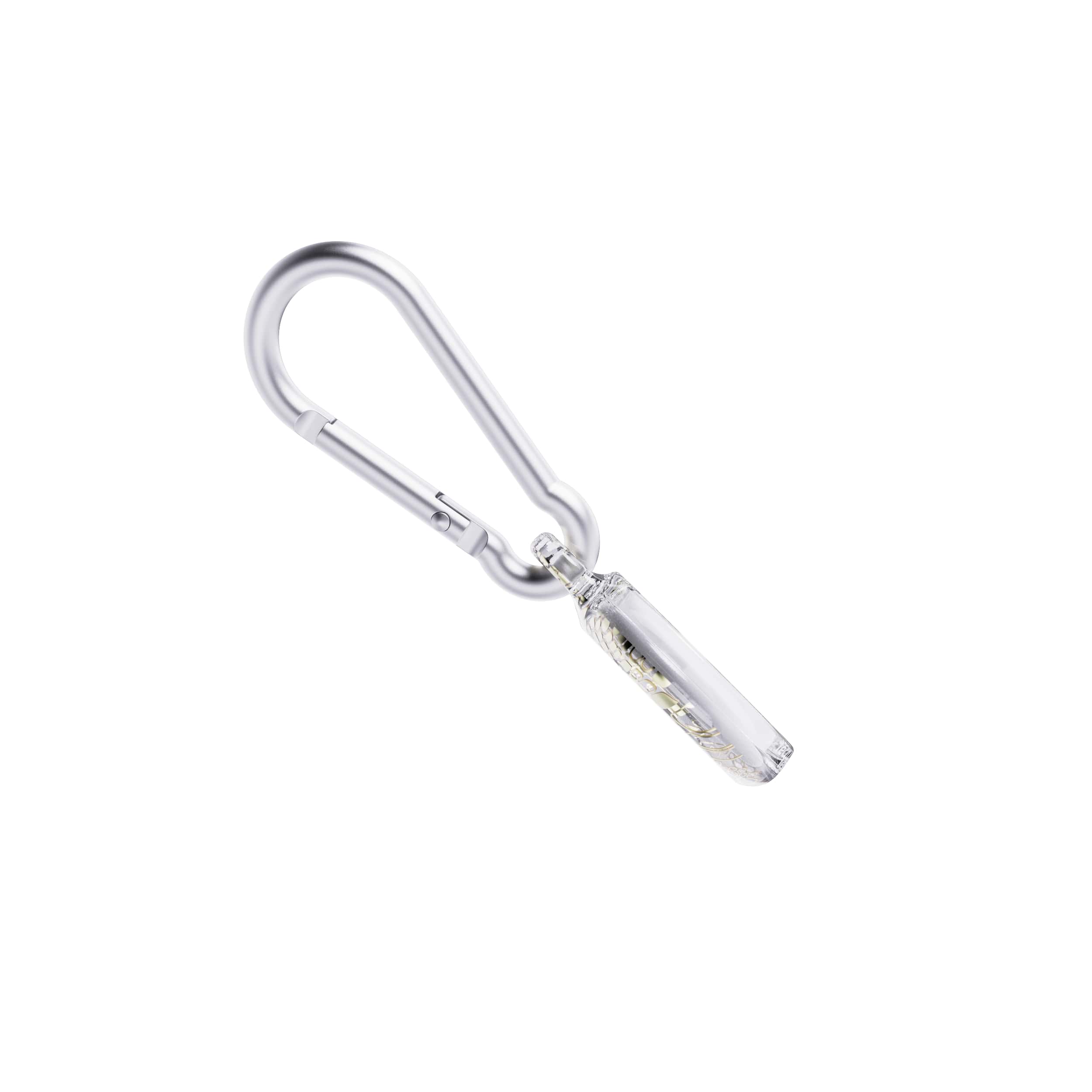 Tech21 EvoArt AirTag Hülle Lunar Snake Gold mit Karabiner