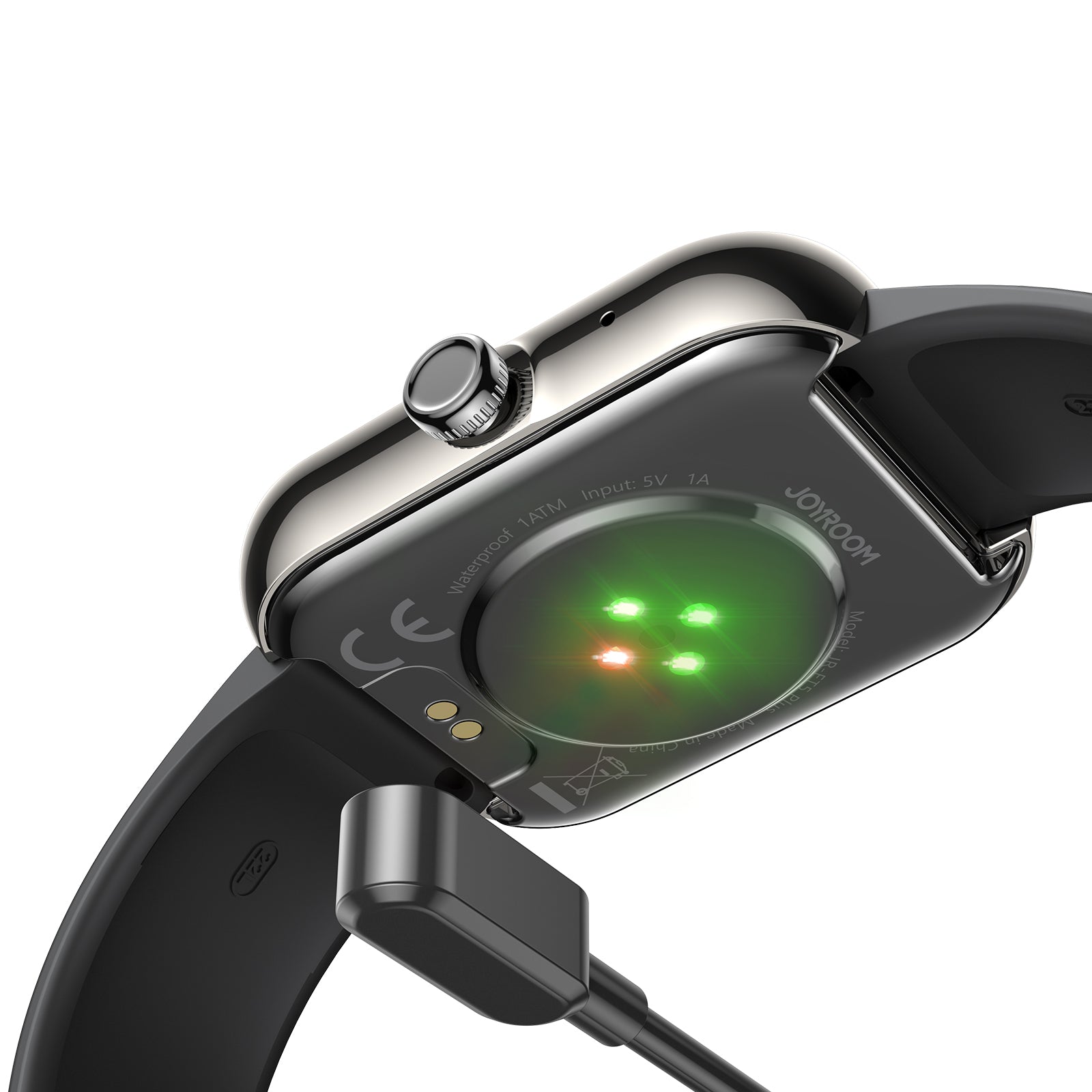 JOYROOM JR-FT5 Plus Smartwatch Graphite Black Anruf 1,96"